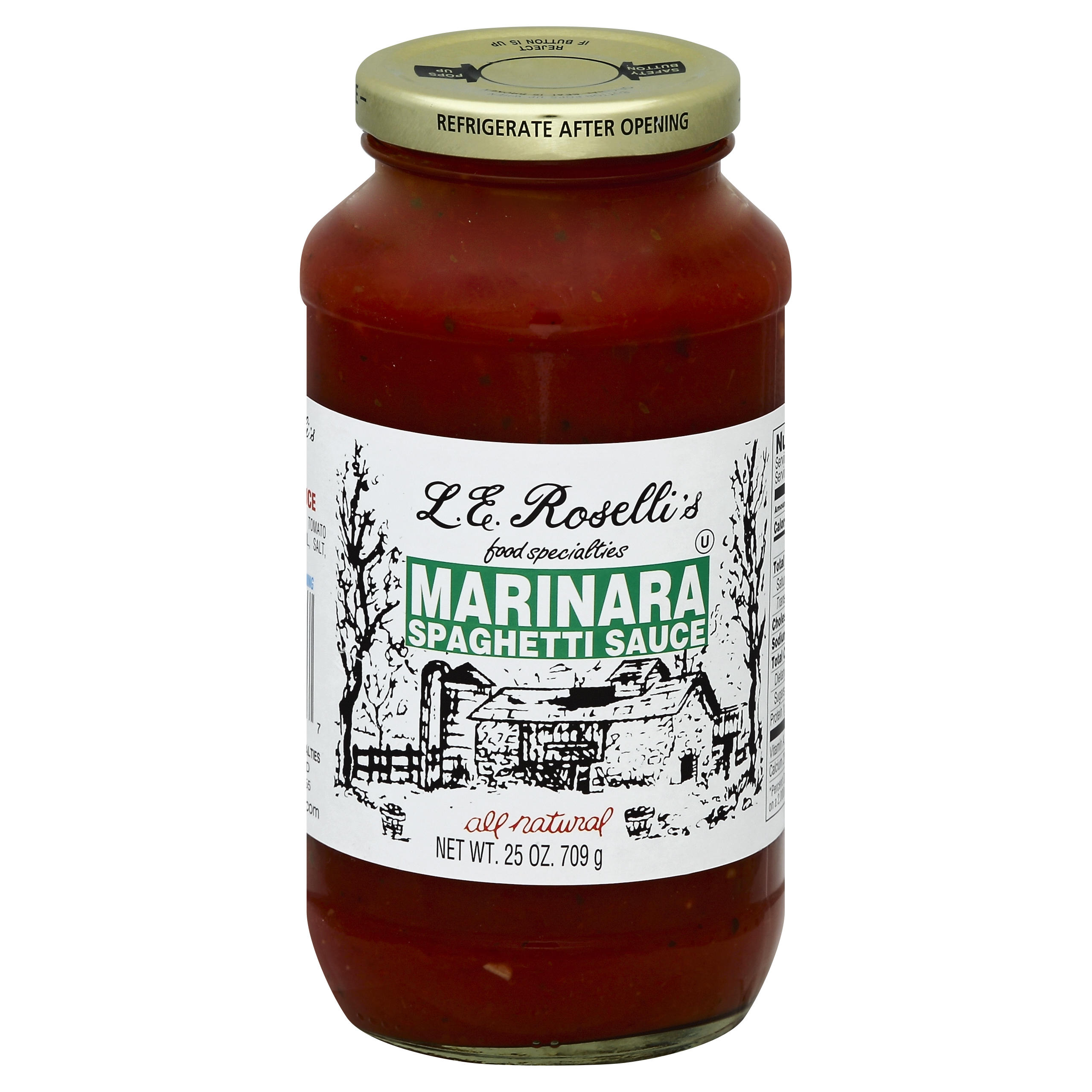 Le Rosellis Spaghetti Sauce 25 Oz