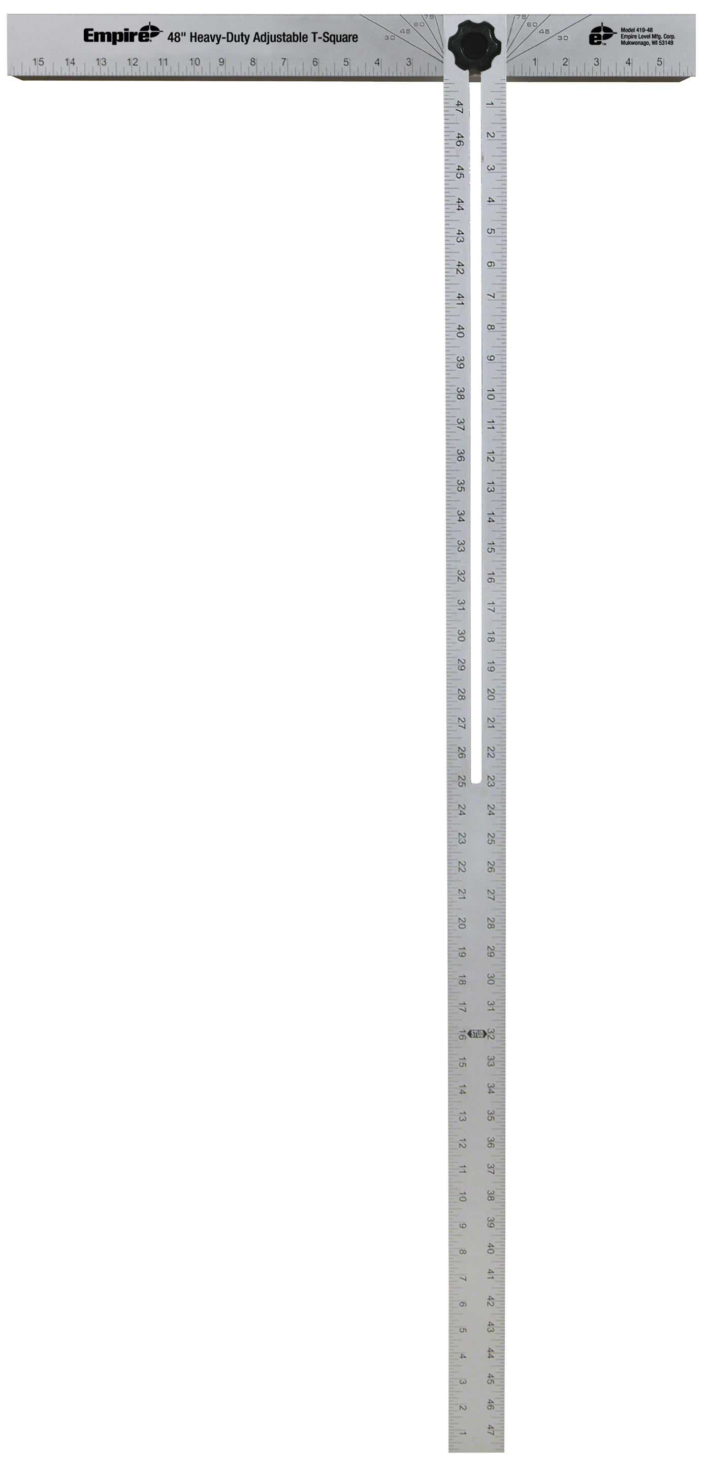 Empire Level 48 Aluminum Hd Drywall T-Square - White Cap