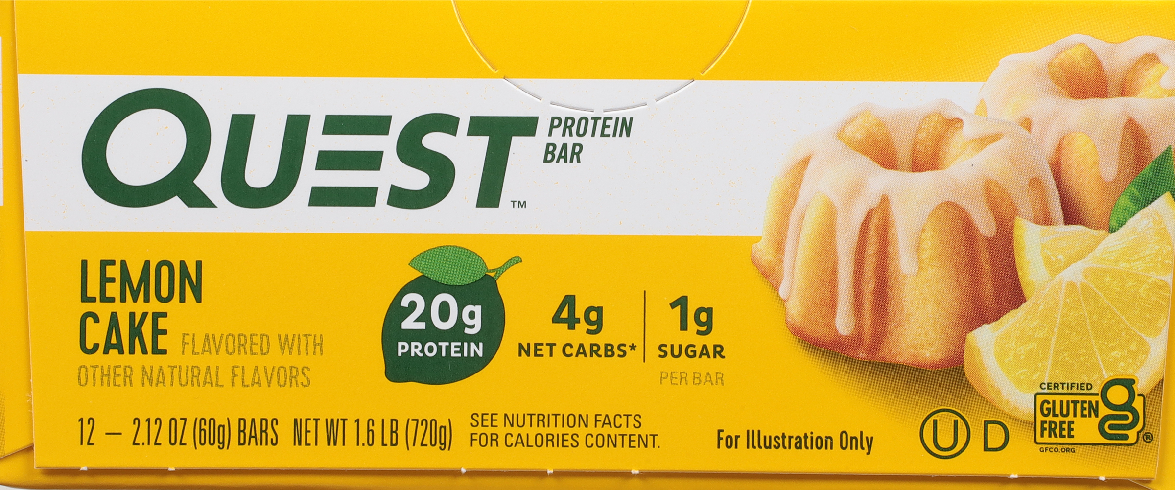 Protein Bar, Lemon Cake