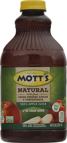 100% Juice, Apple, Natural