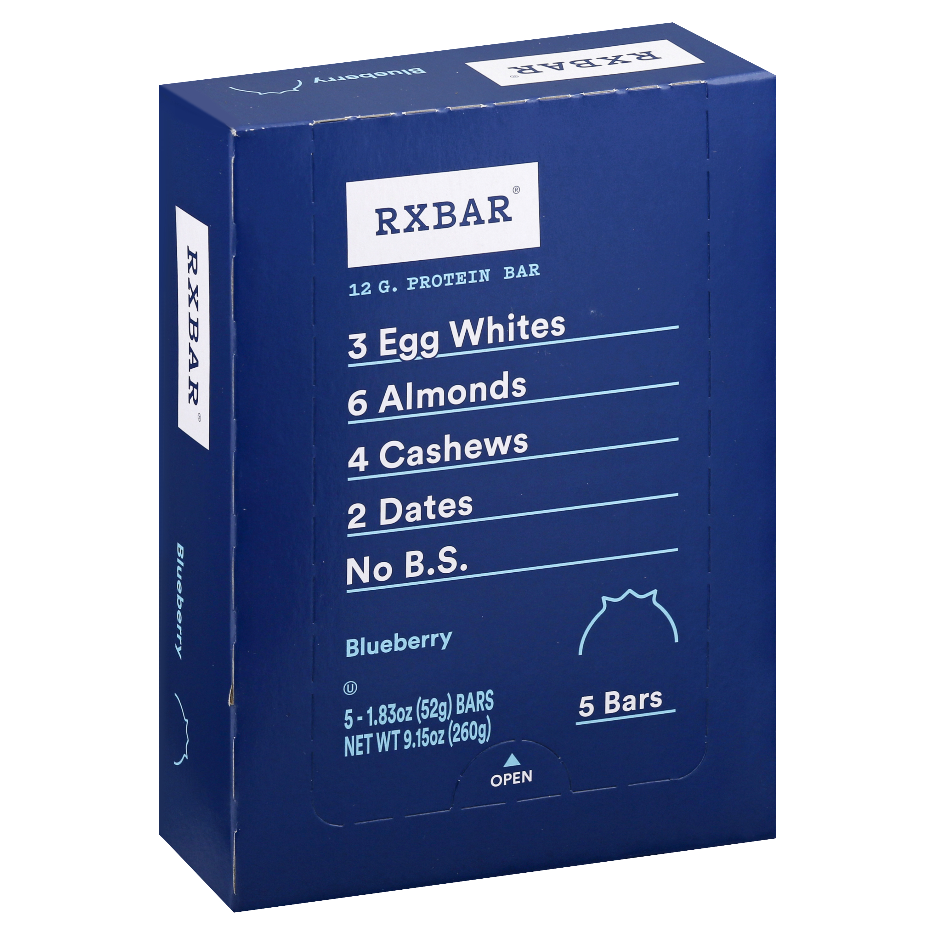 Rxbar Blueberry Protein Bar 5 Ea