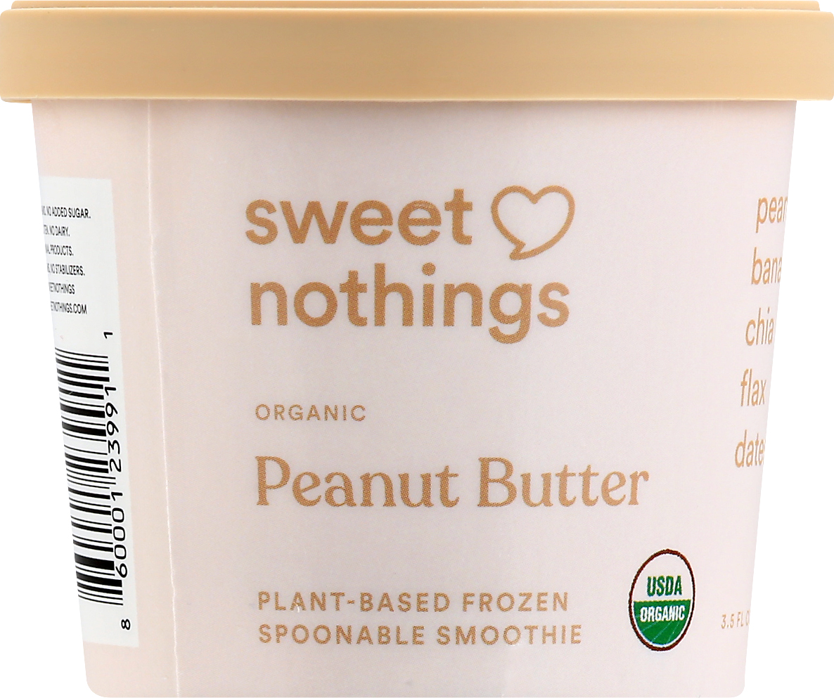 Frozen Spoonable Smoothie, Organic, Plant-Based, Peanut Butter