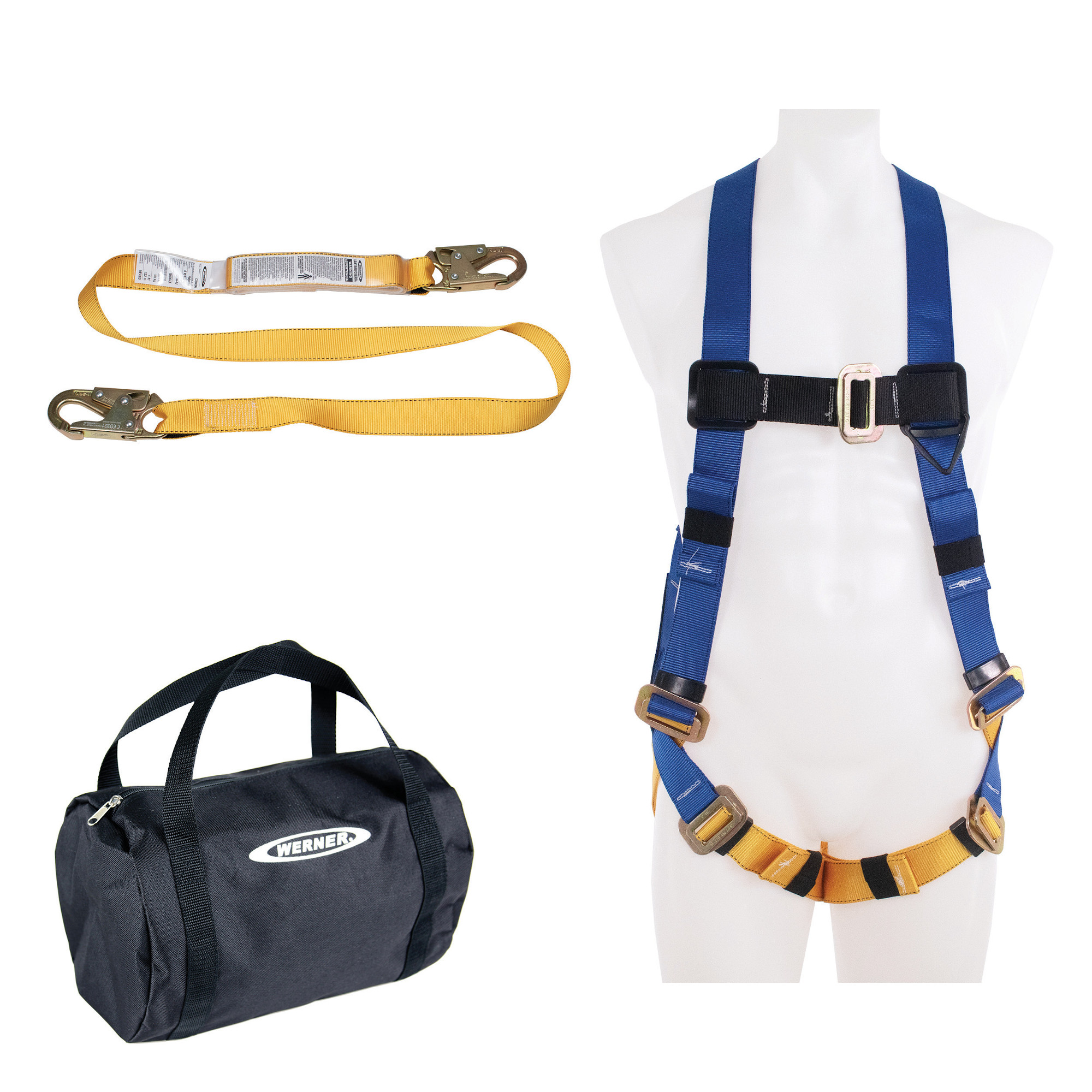 White Cap | Fall Protection Kit Universal Harmes, 6' Landyard