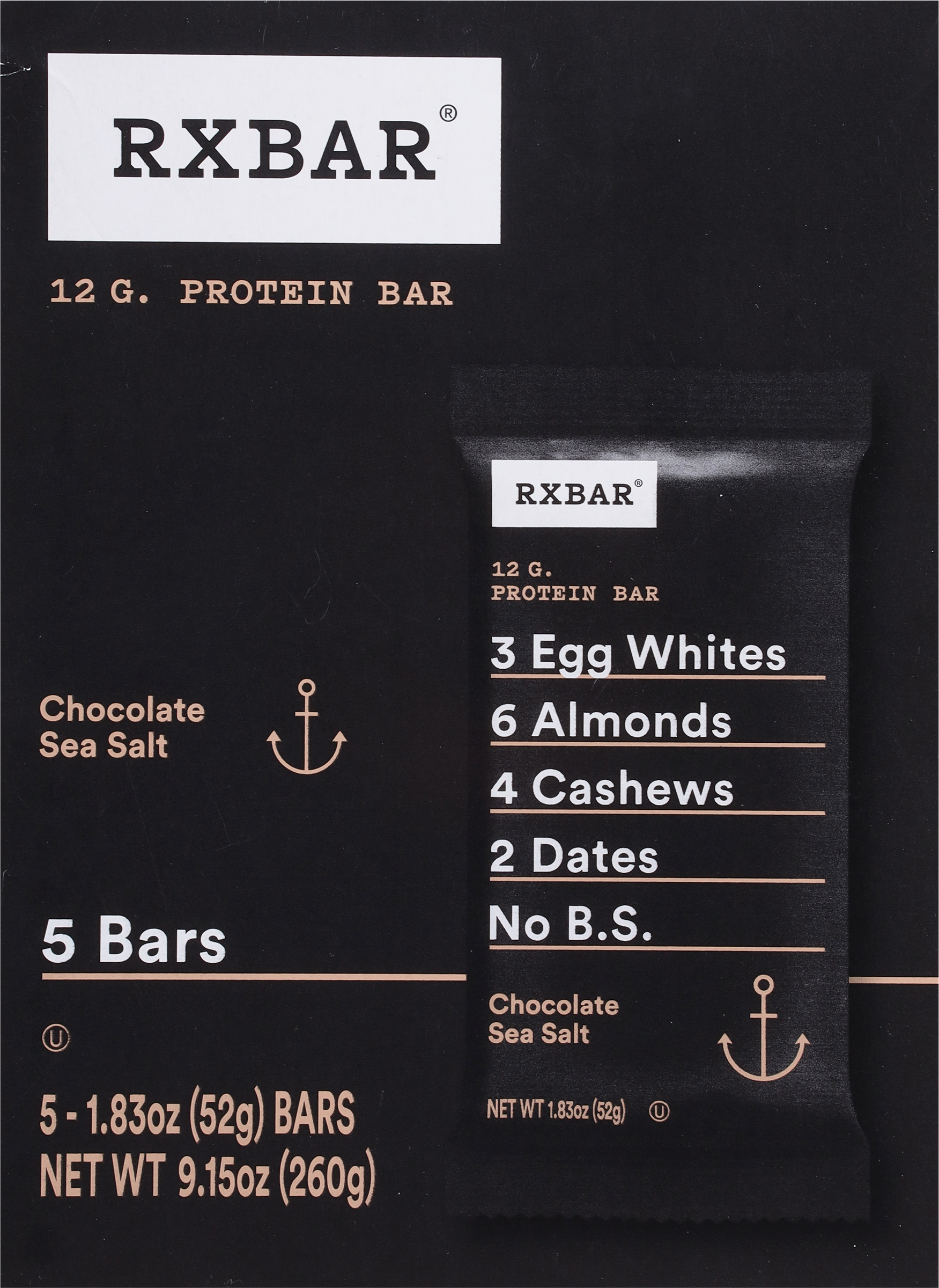 Protein Bars, Chocolate Sea Salt