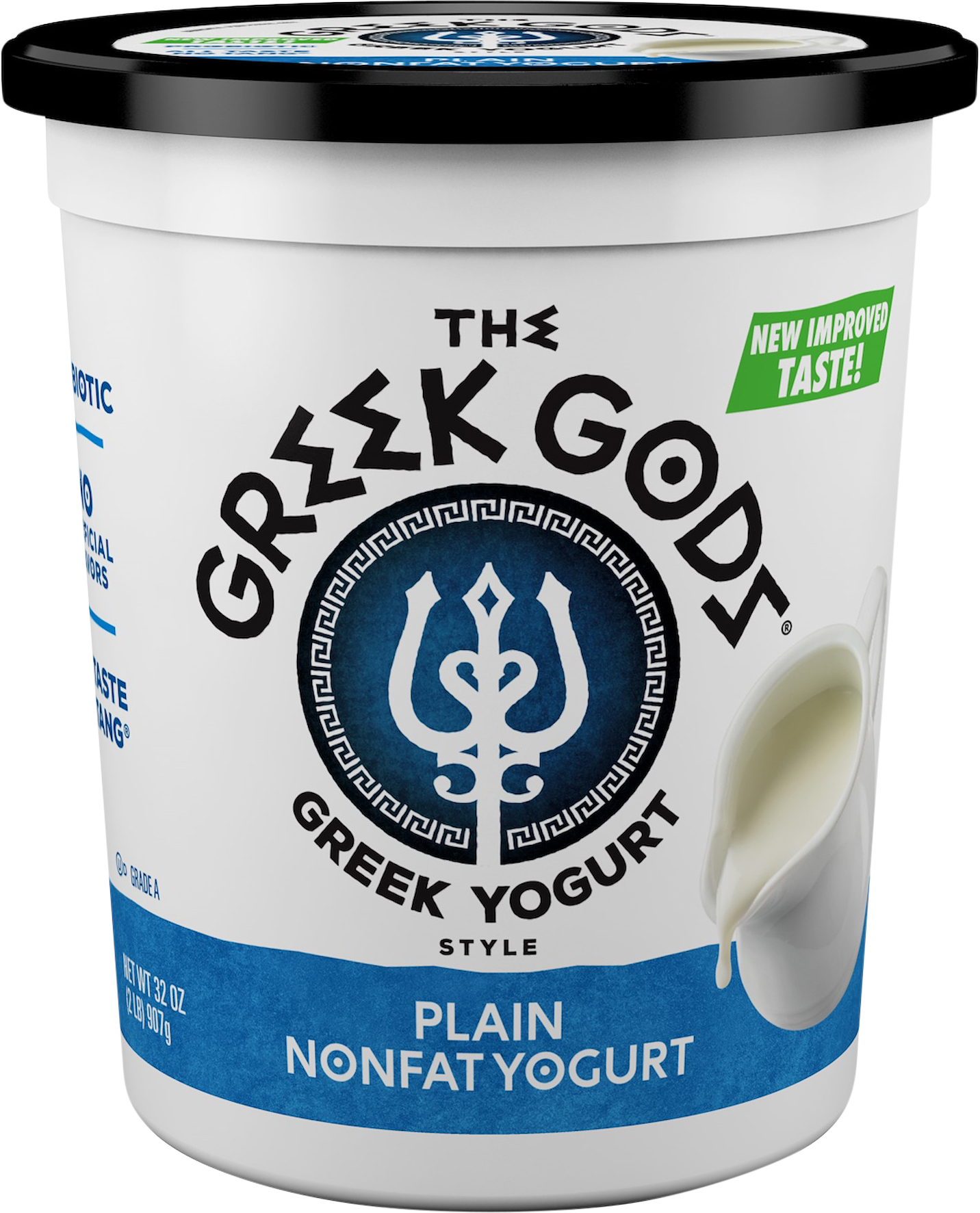 Yogurt, Nonfat, Plain, Greek Style