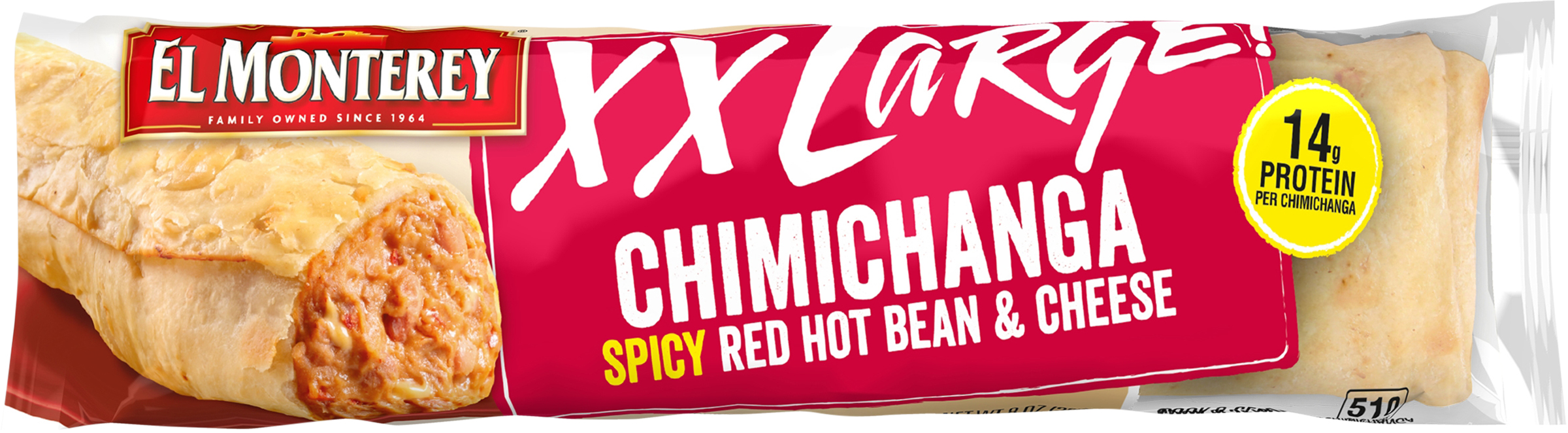 Chimichanga, Spicy Red Hot Bean & Cheese