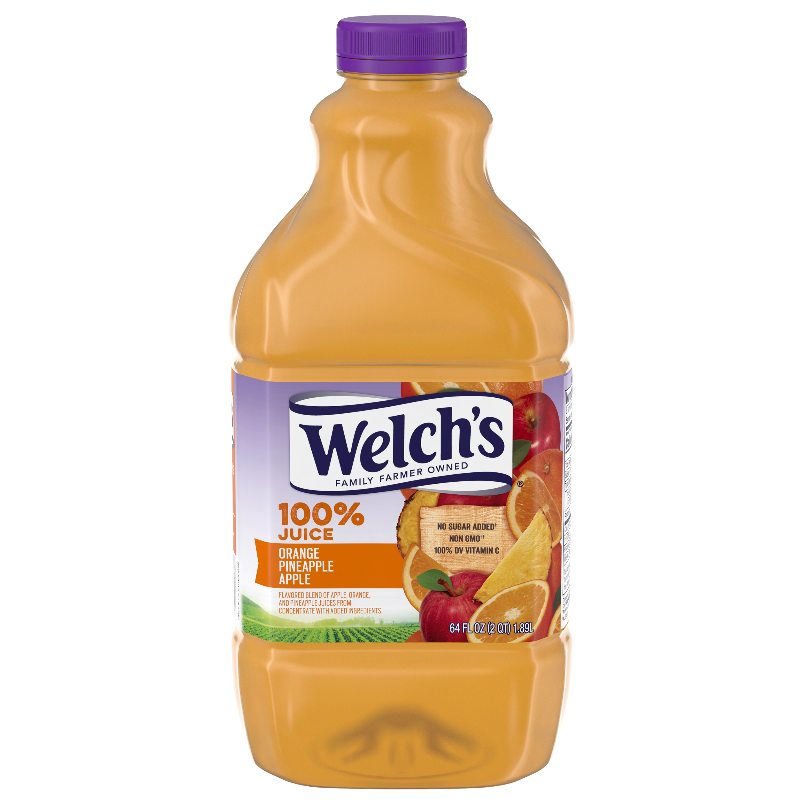 100% Juice, Orange Pineapple Apple