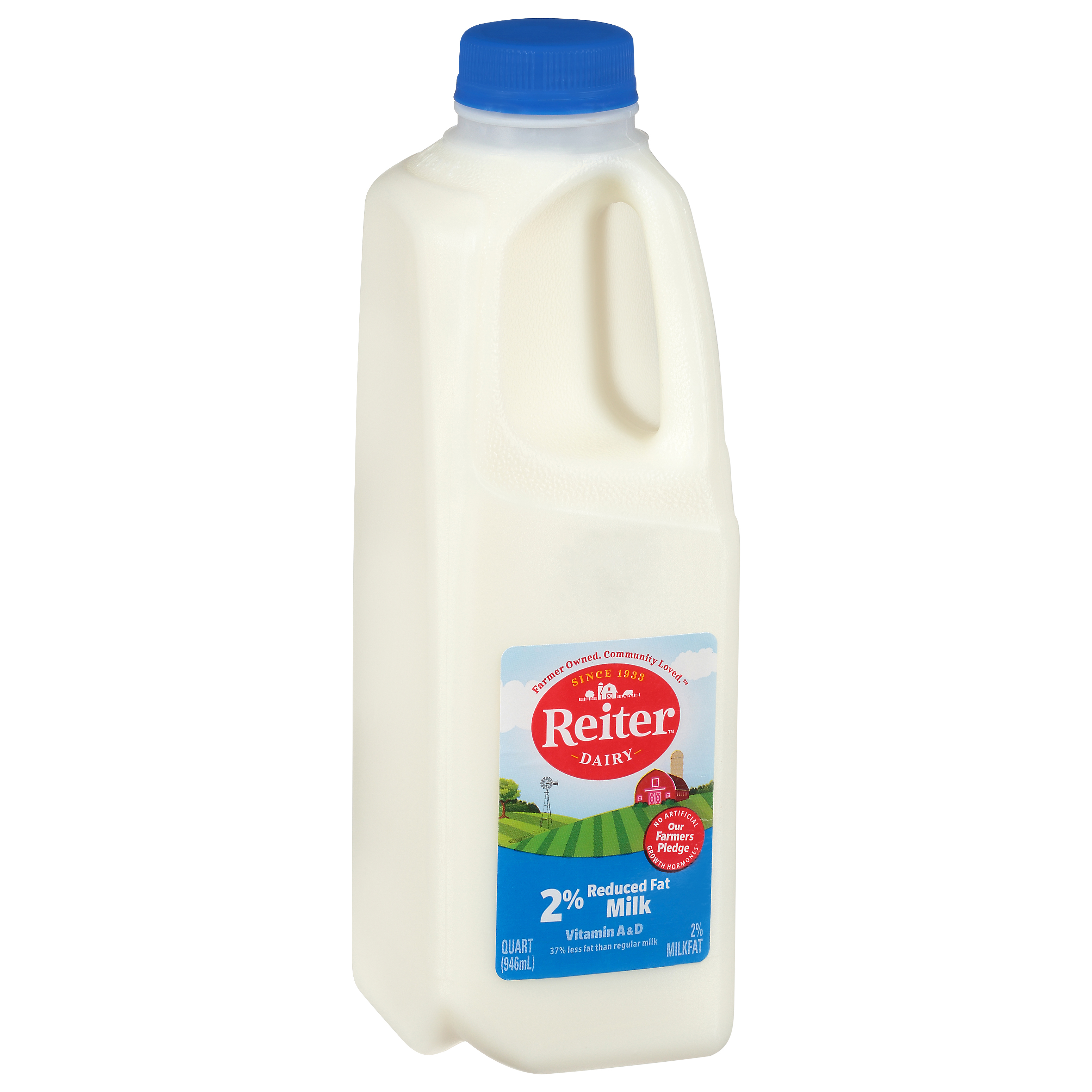Reiter Dairy 2% Reduced Fat Milk 1 Qt