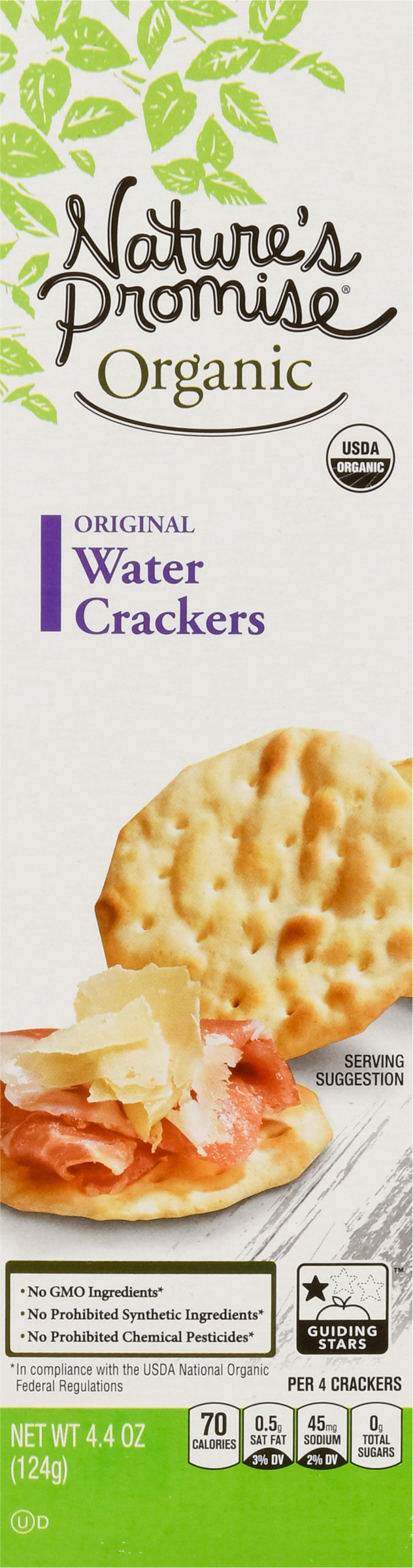 Water Crackers, Organic, Original