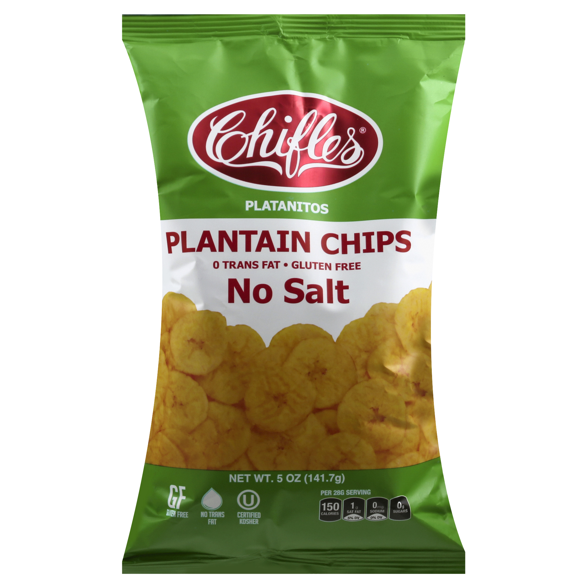 Chifles No Salt Plaintain Chips 5 Oz image