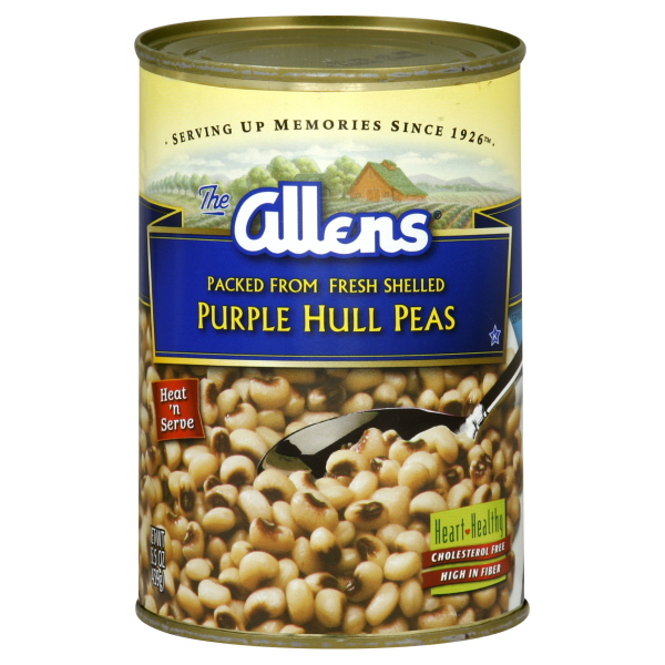 Allens Purple Hull Peas 15.5 Oz