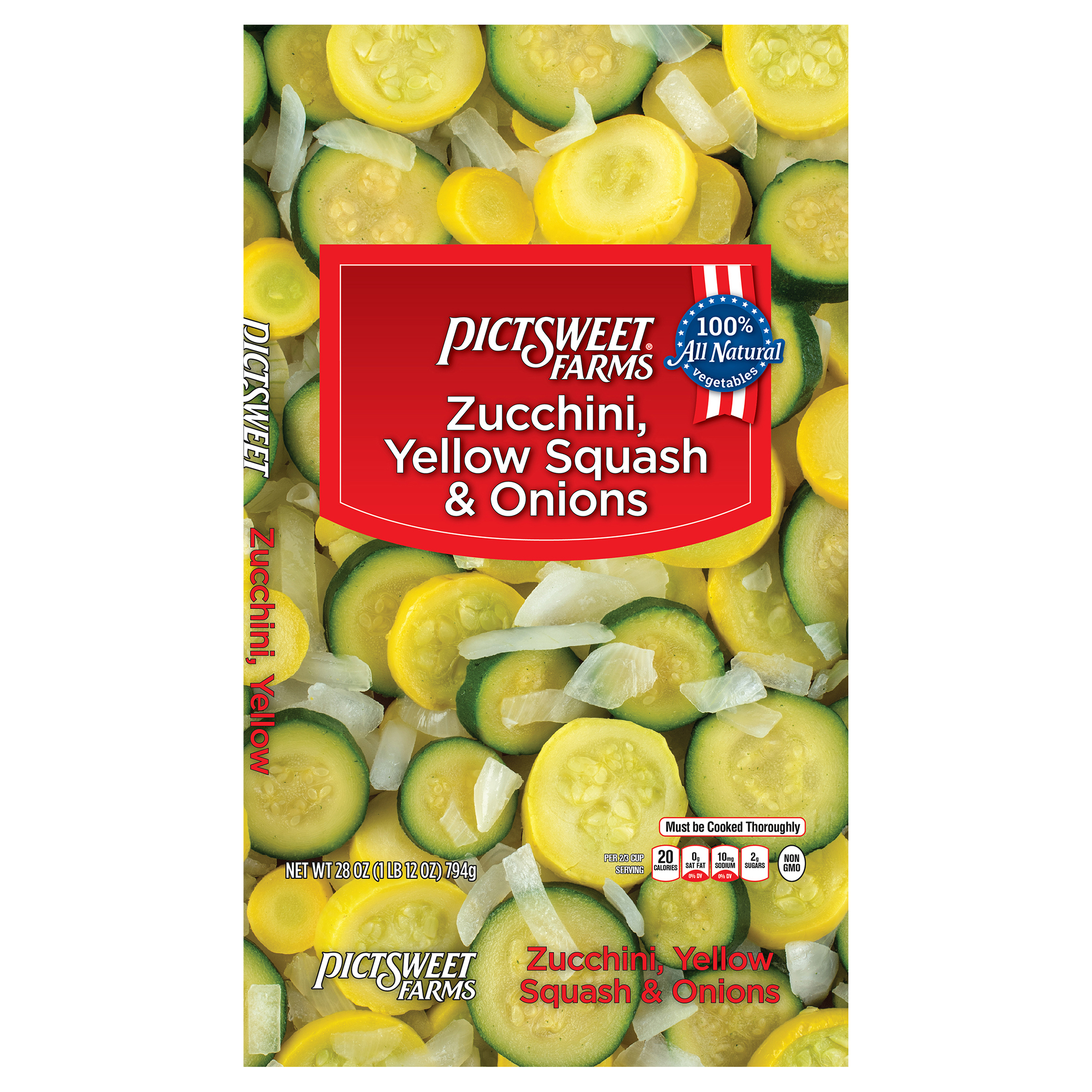 Zucchini, Yellow Squash & Onions