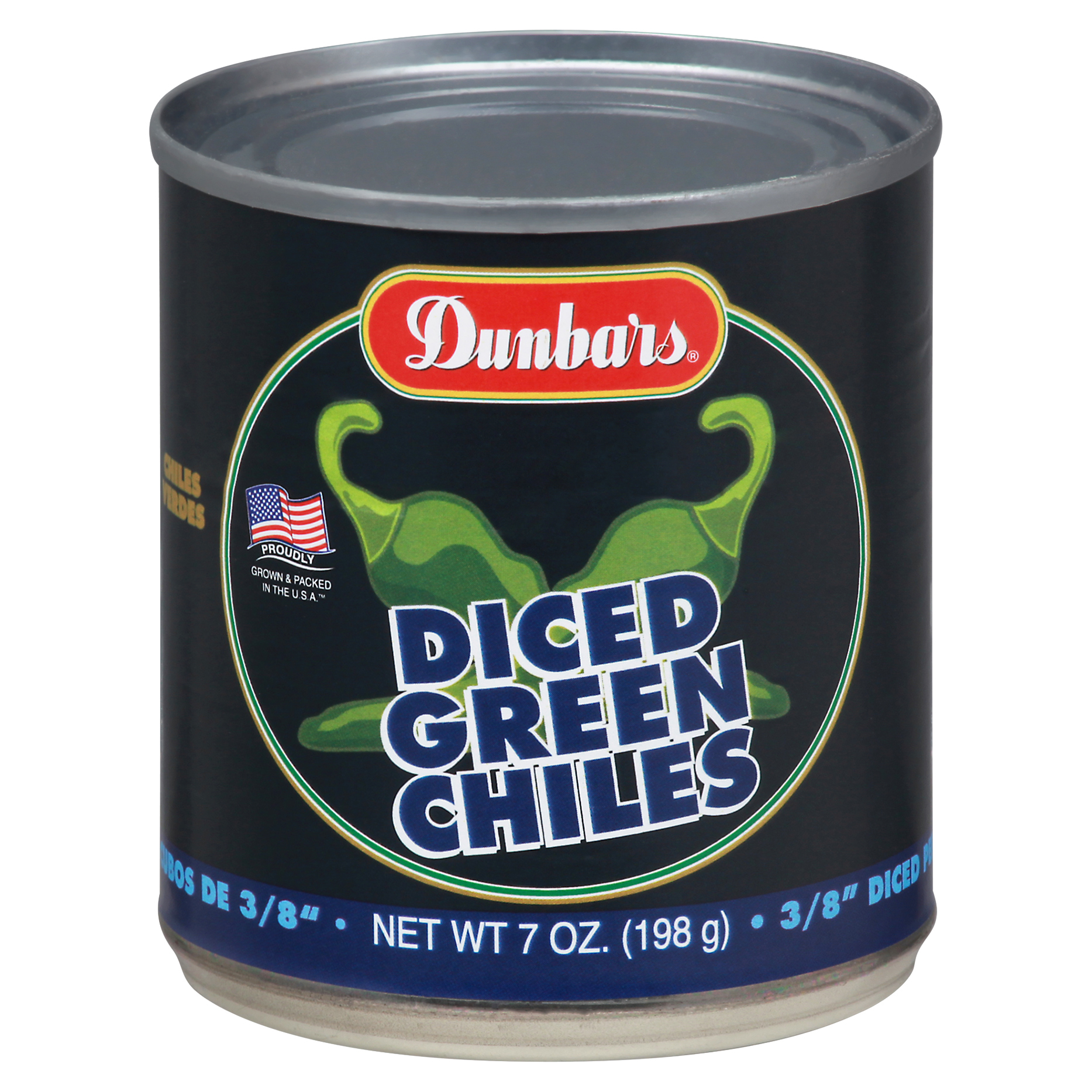 Dunbars Diced Green Chiles 7 Oz