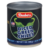 Dunbars Diced Green Chiles 7 Oz image
