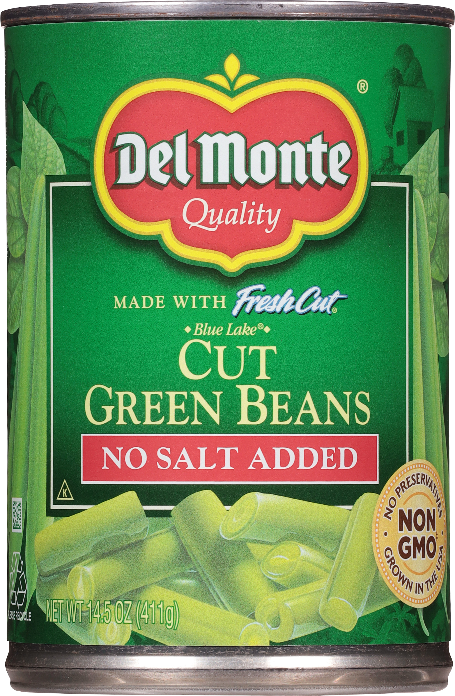Green Beans, No Salt Added