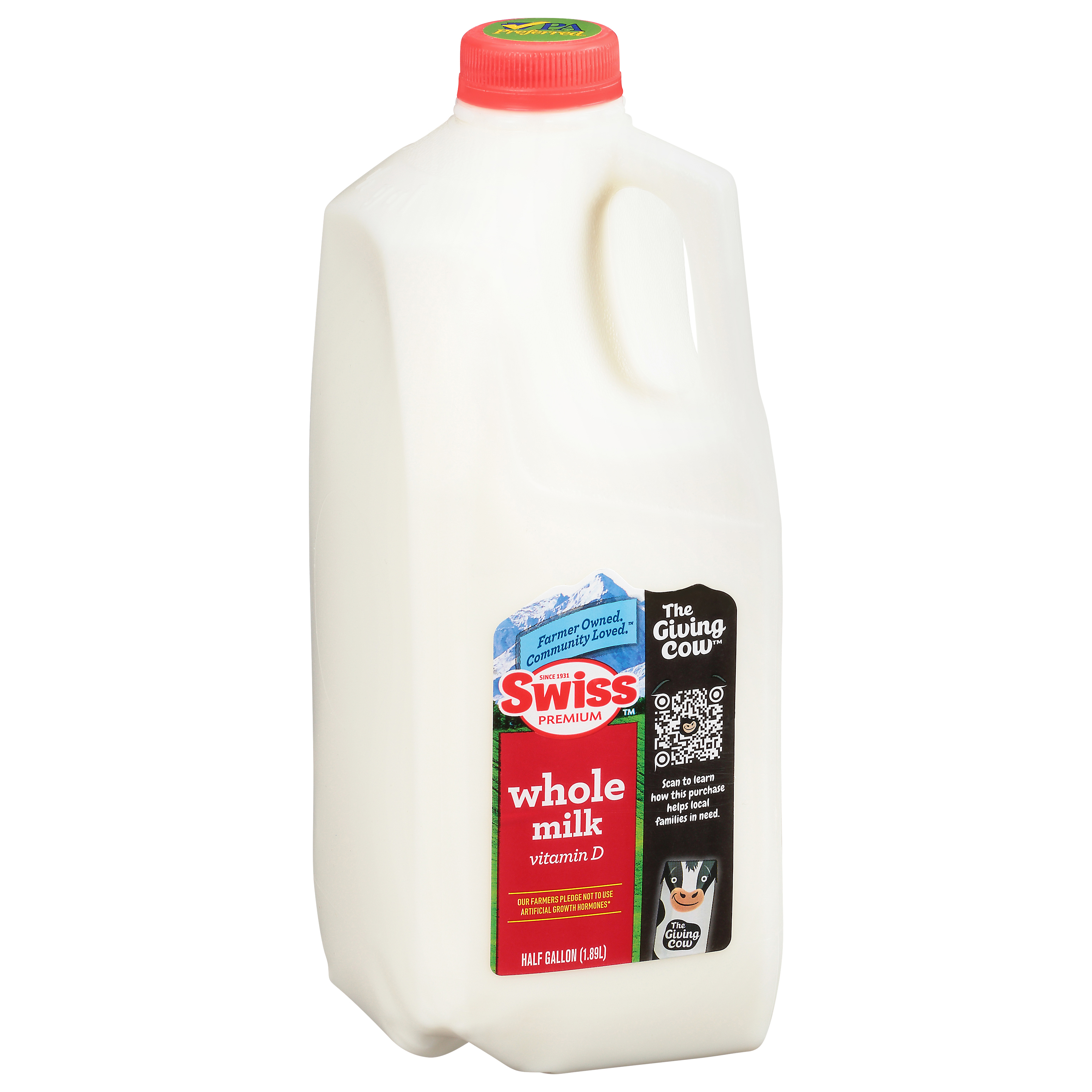 Swiss Whole Milk 0.5 Gl