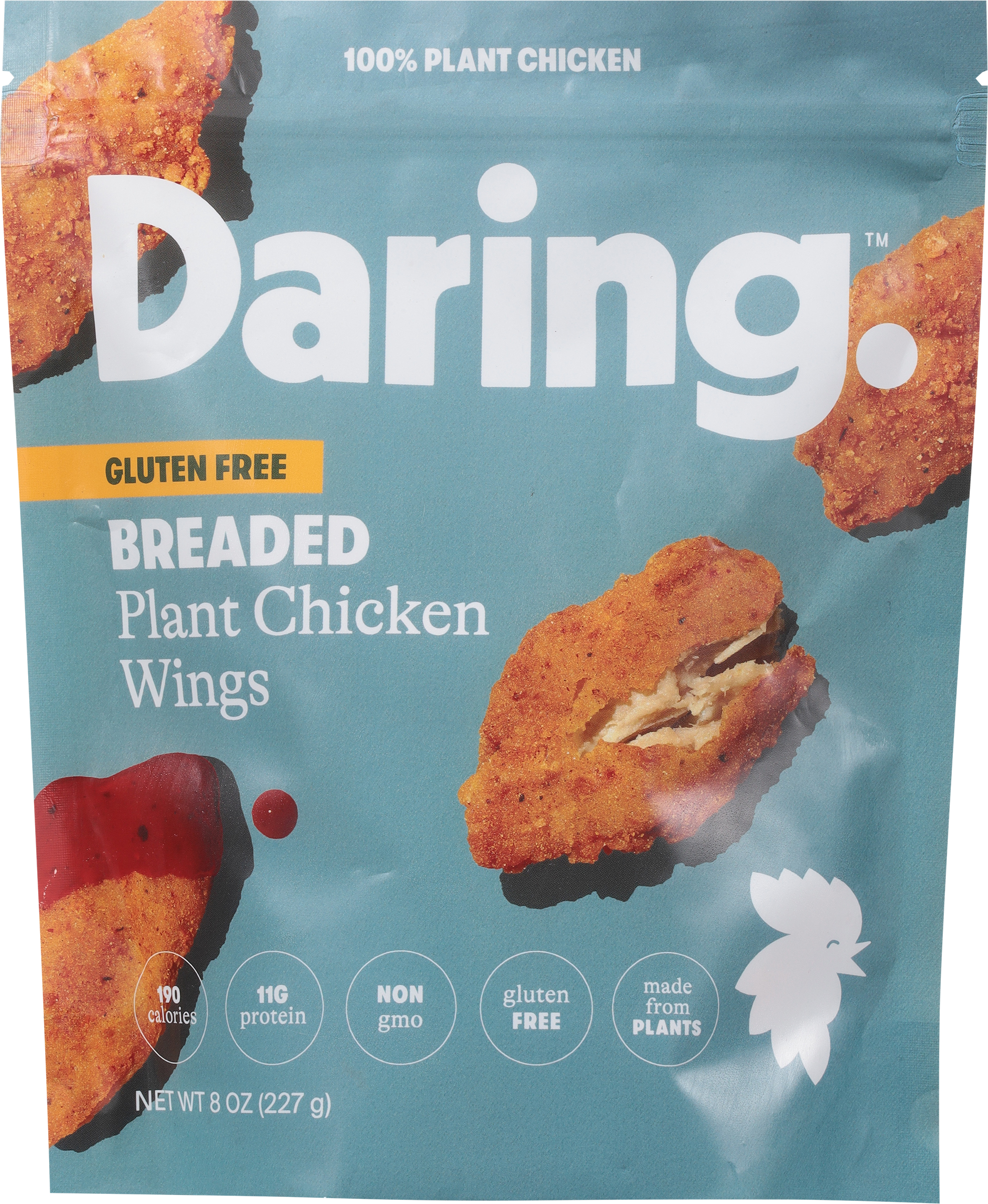 Plant Chicken Wings, Breaded