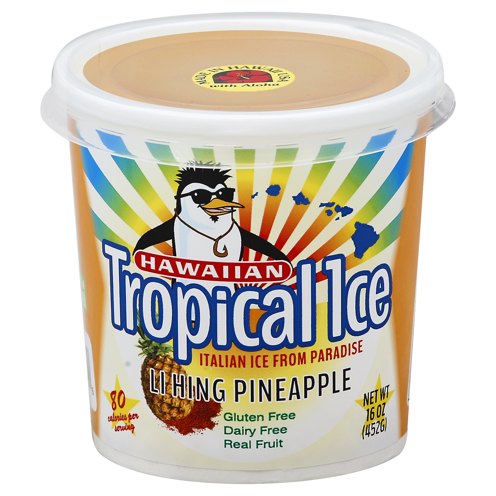 Hawaiian Tropical Ice Italian Ice 16 Oz