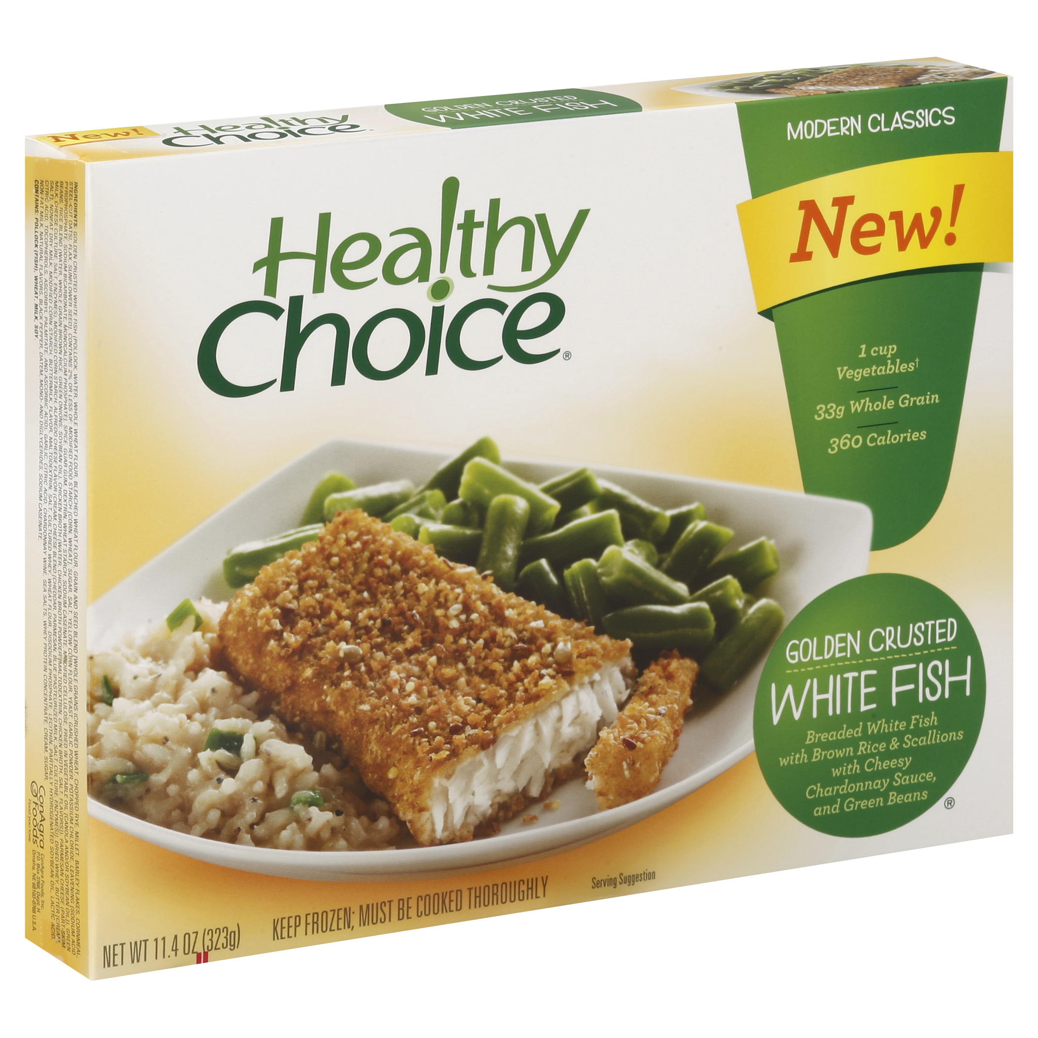 Healthy Choice Golden Crusted White Fish 11.4 Oz