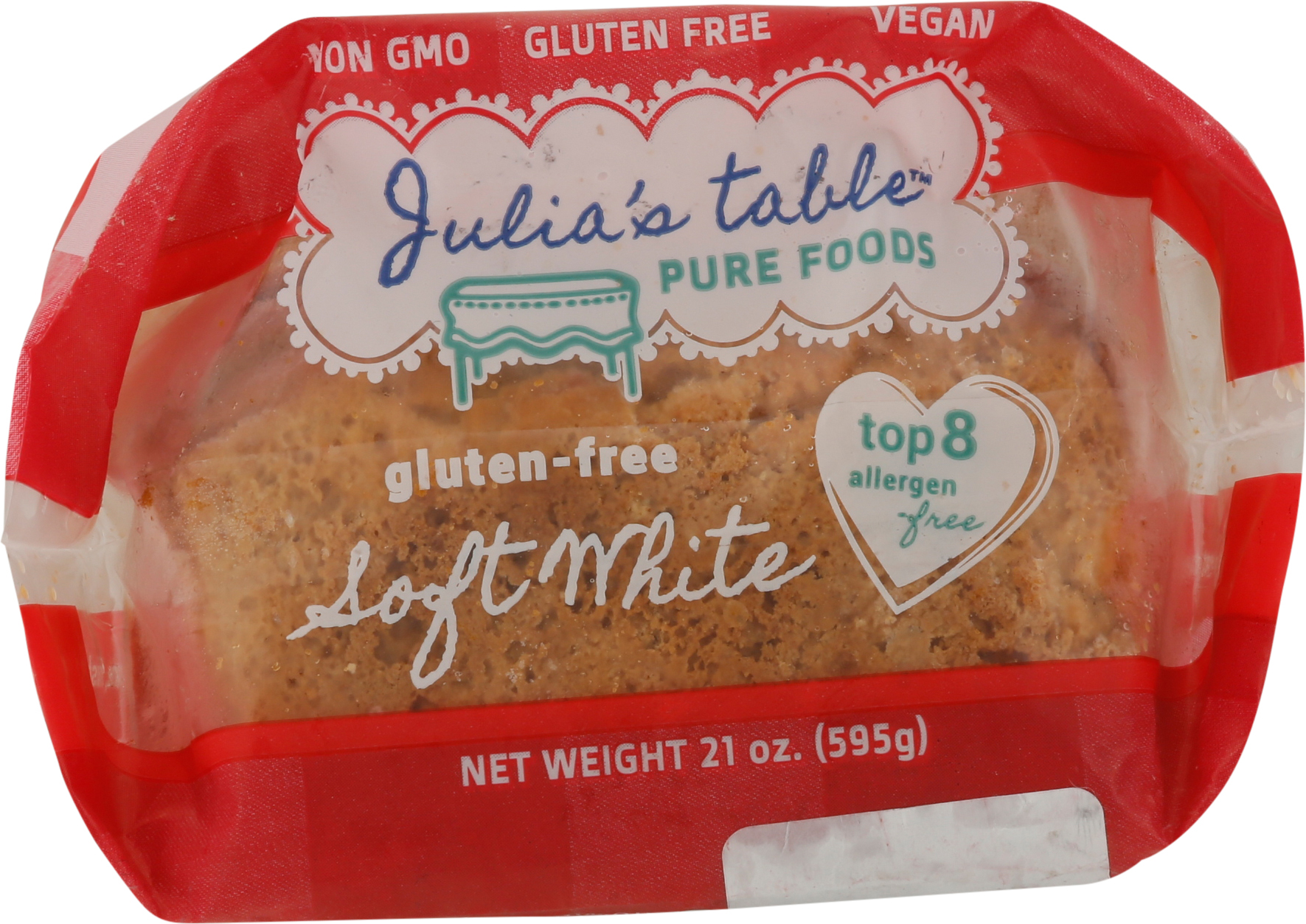Bread, Soft White, Gluten-Free