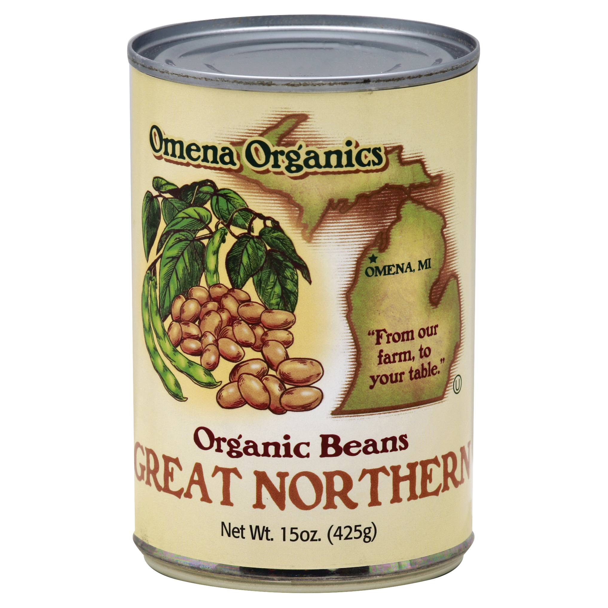 Omena Organics Beans 15 Oz