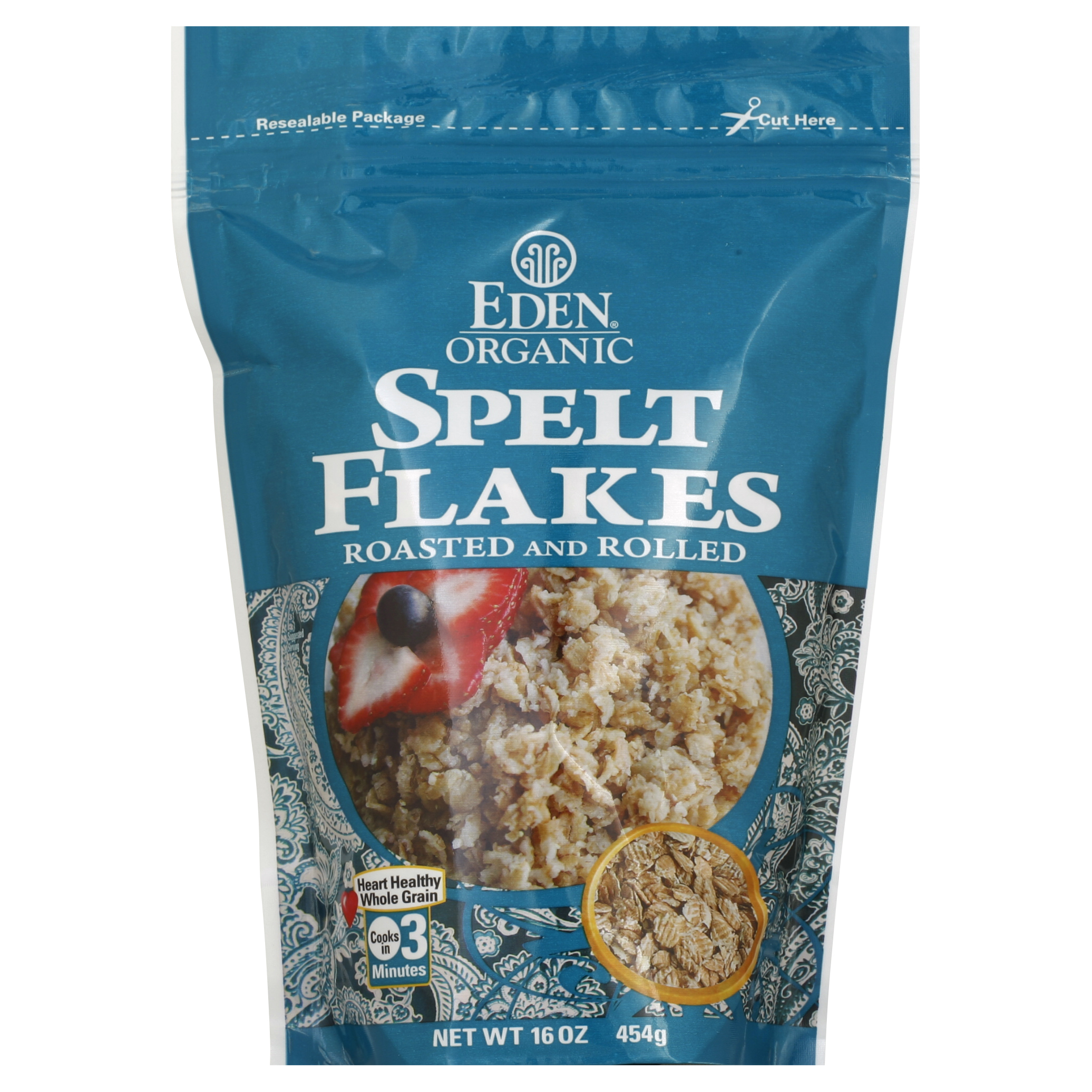 Eden Spelt Flakes 16 Oz