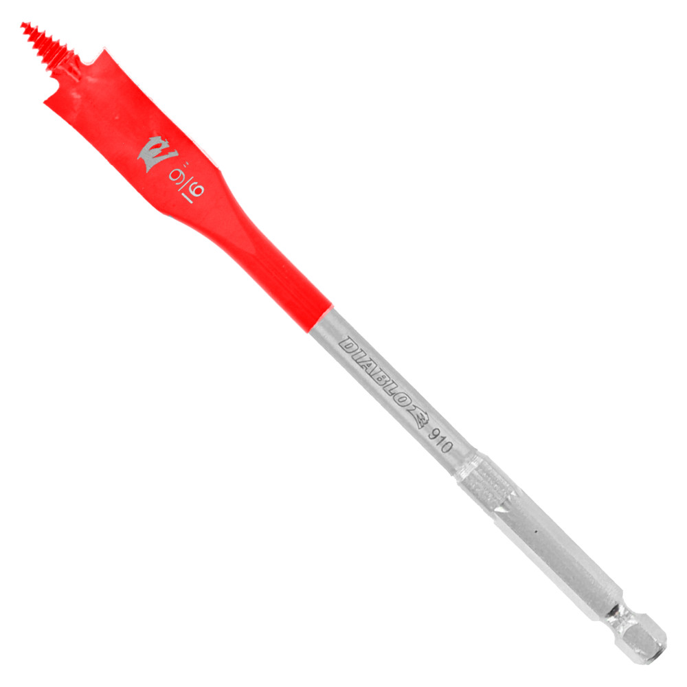 Diablo 9/16 In. X 6 In. Speedemon Spade Bit - White Cap