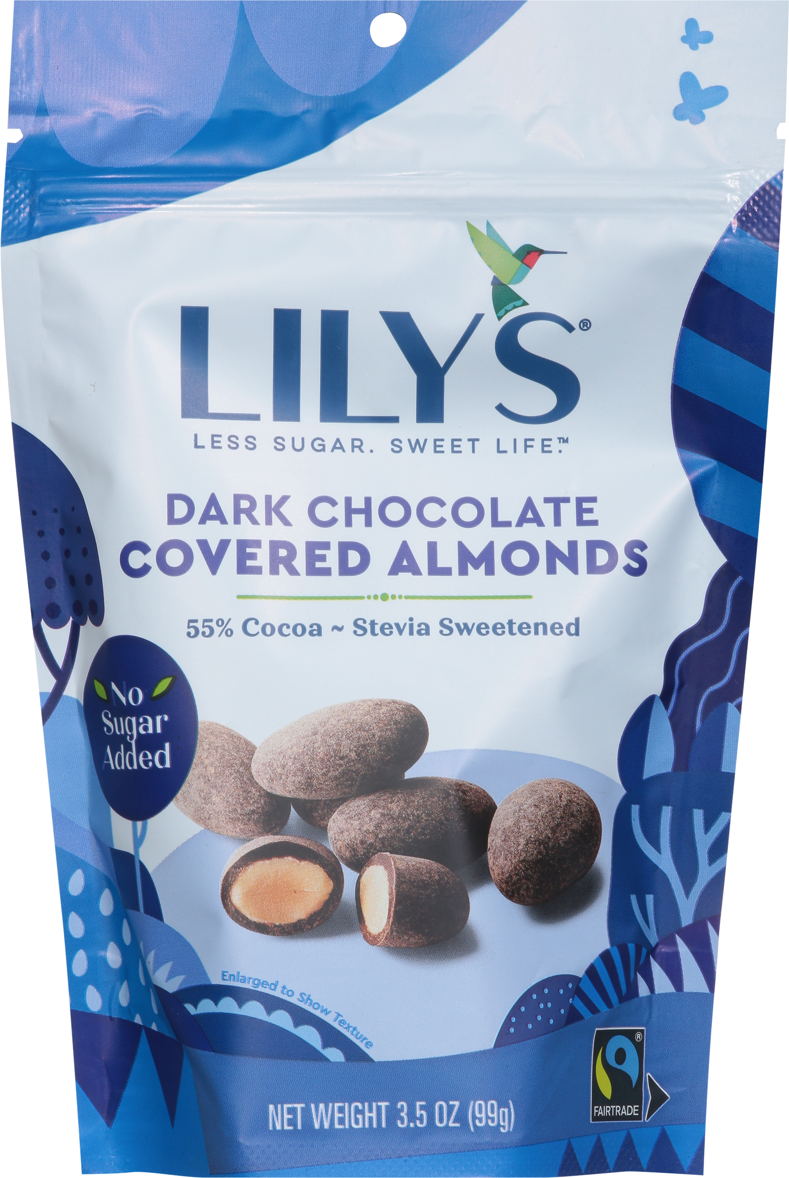 Almonds, Dark Chocolate Covered, 55% Cocoa