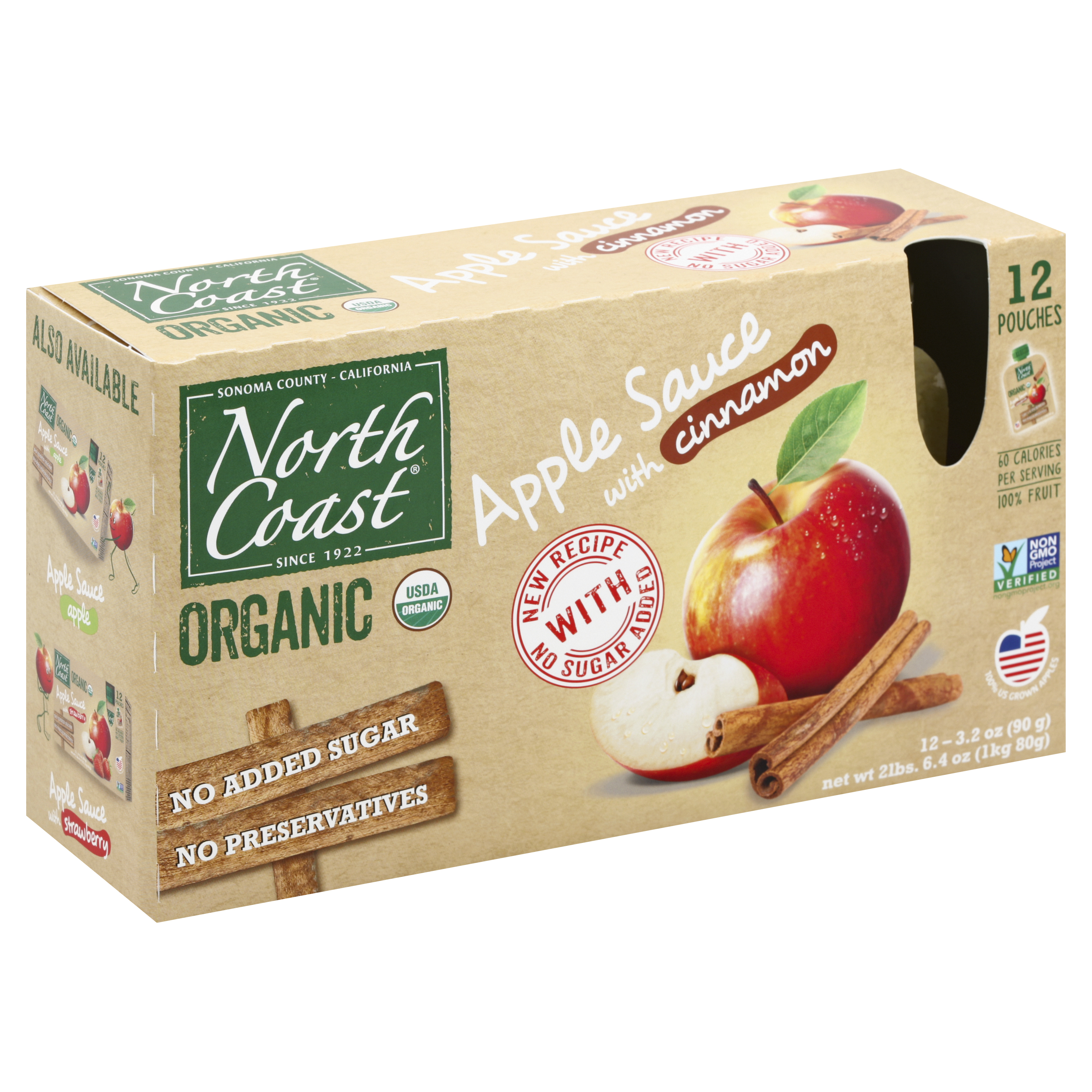 North Coast Apple Sauce 12 Ea