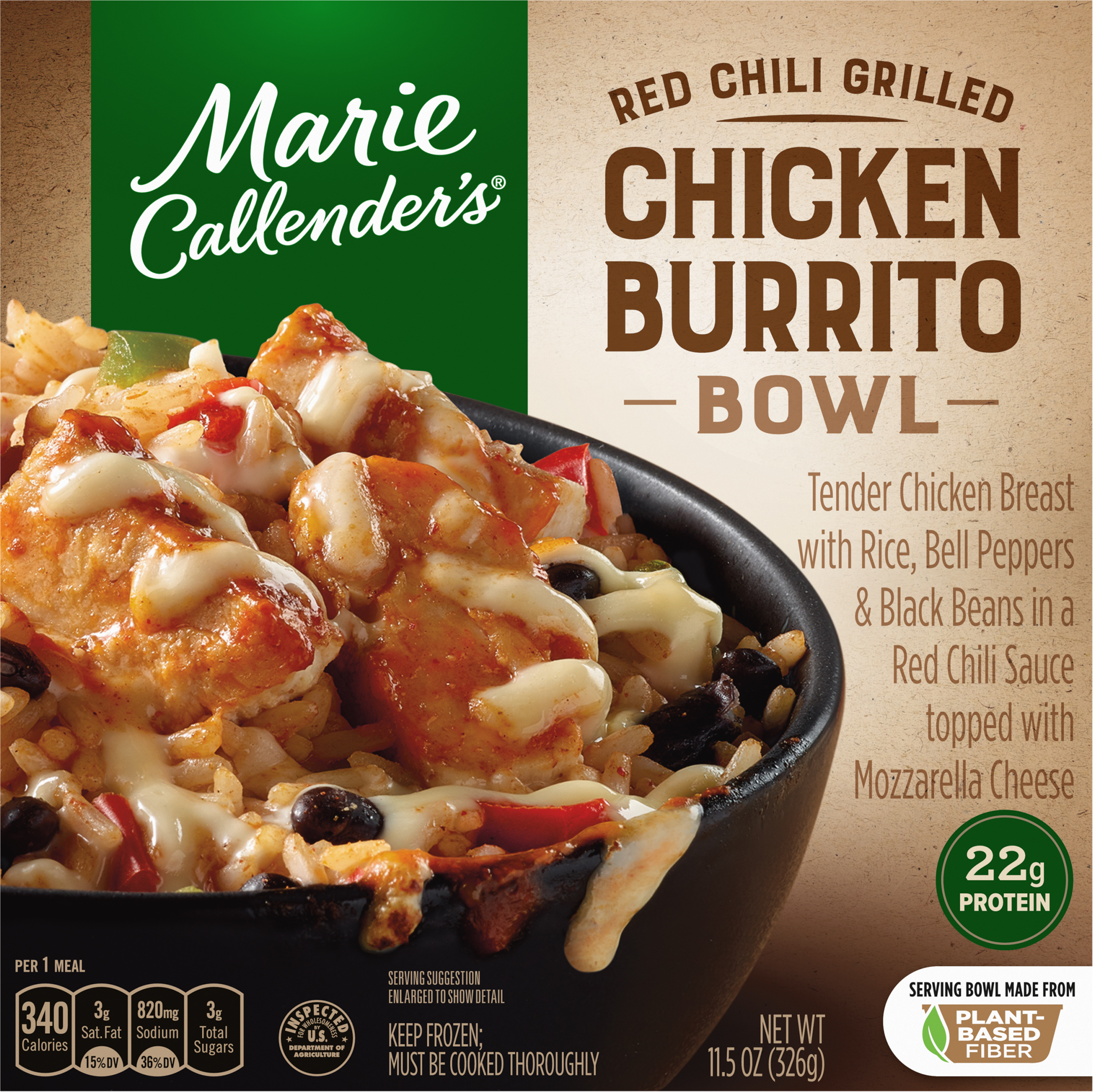 Chicken Burrito Bowl, Red Chili Grilled