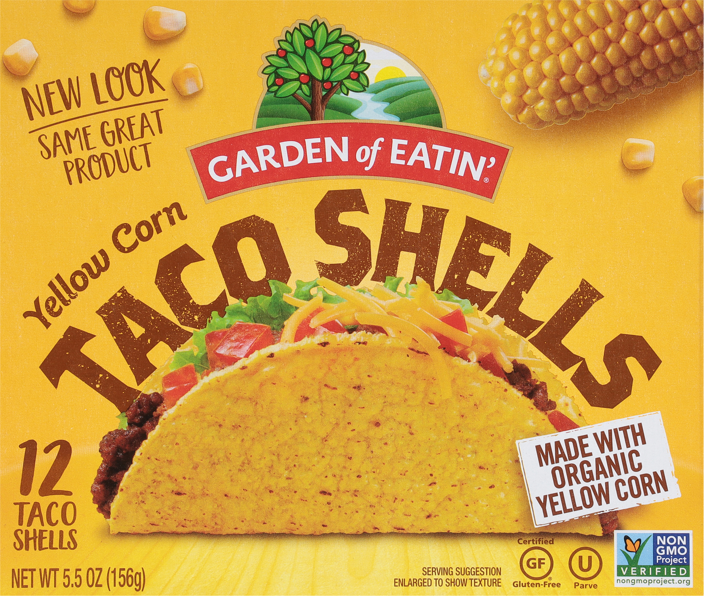 Taco Shells, Yellow Corn