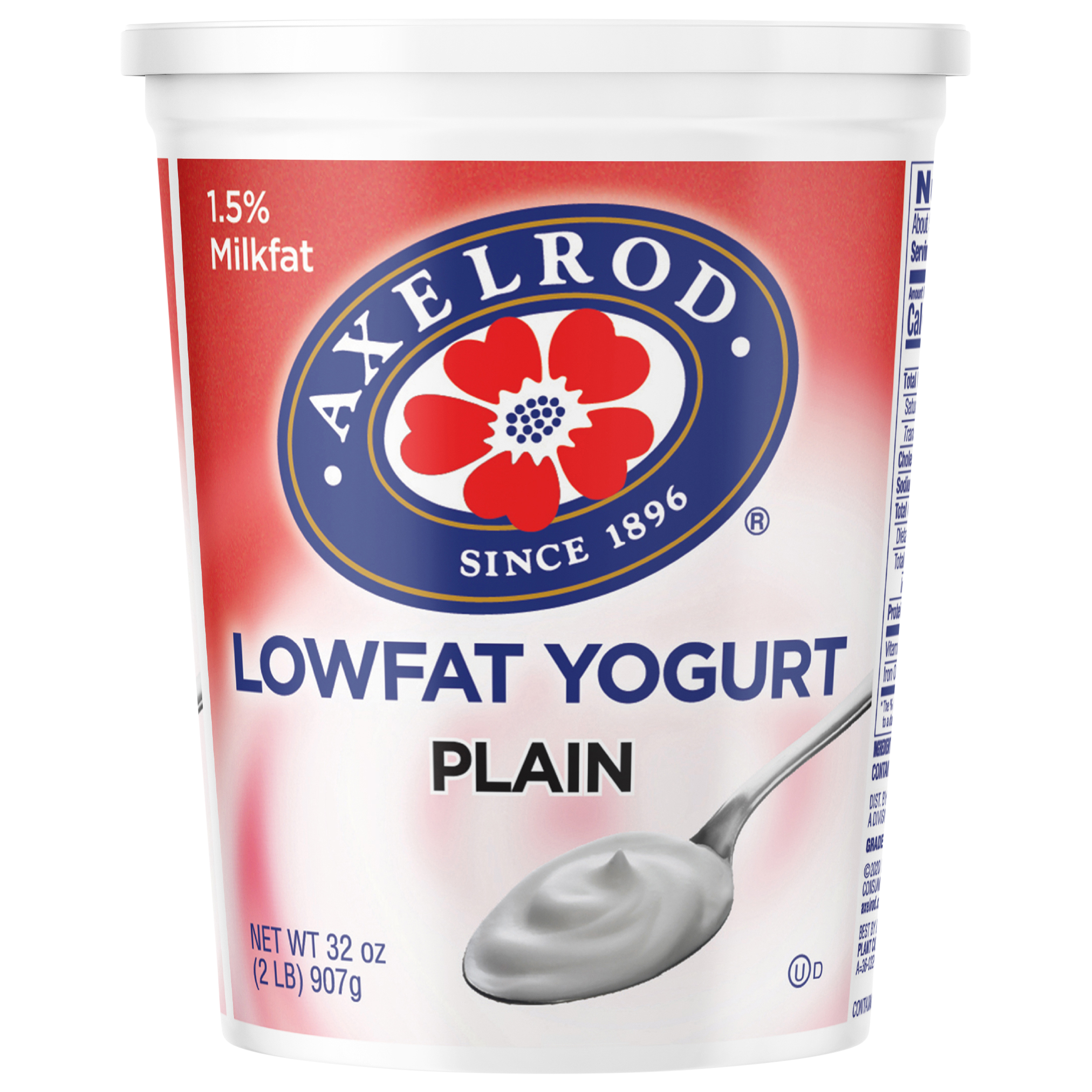 Yogurt, Lowfat, 1.5% Milkfat, Plain