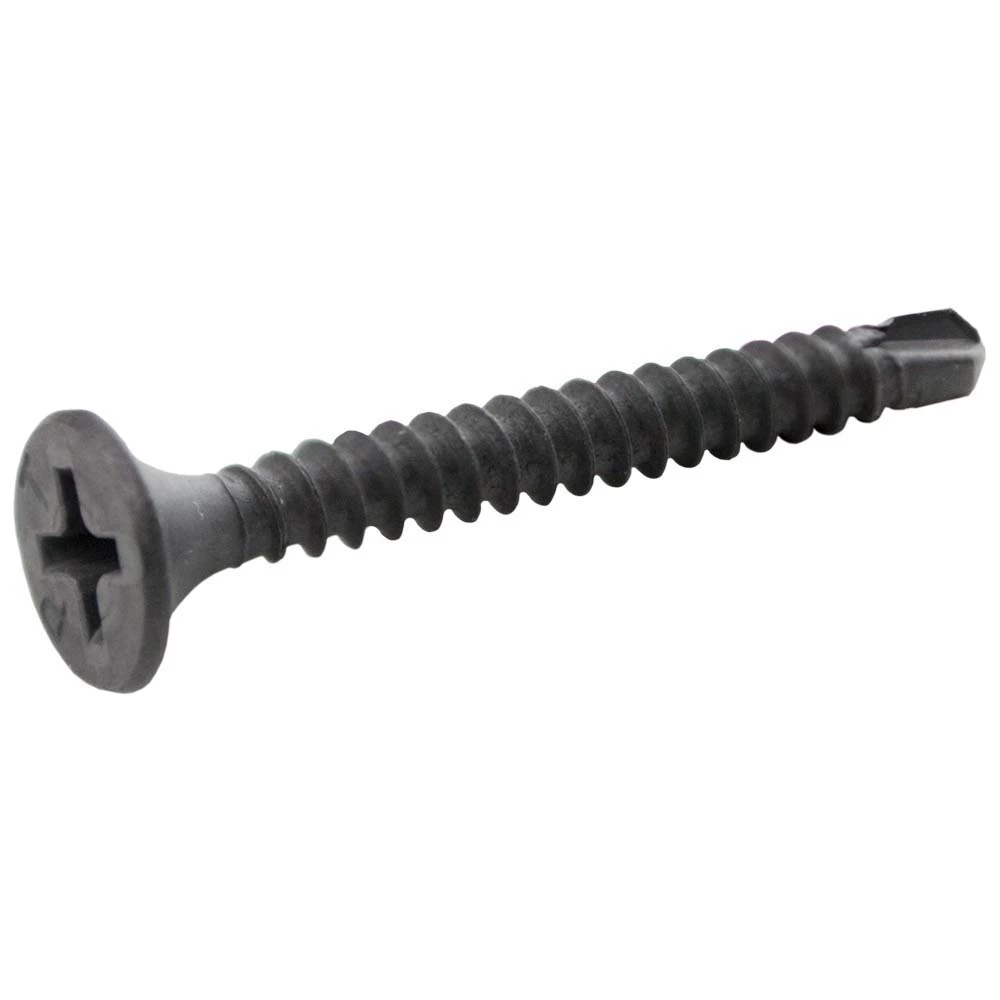 8X2 5/8" Phillips Bugle Head Fine Thread Self Drill Phosphate Coated Drywall Screw 5Lb