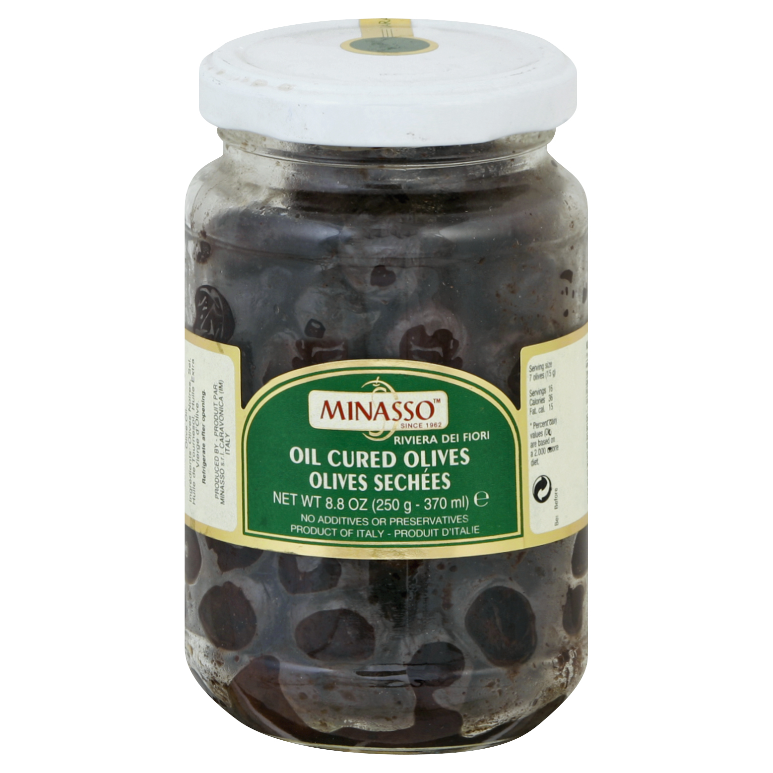 Minasso Olives 8.8 Oz