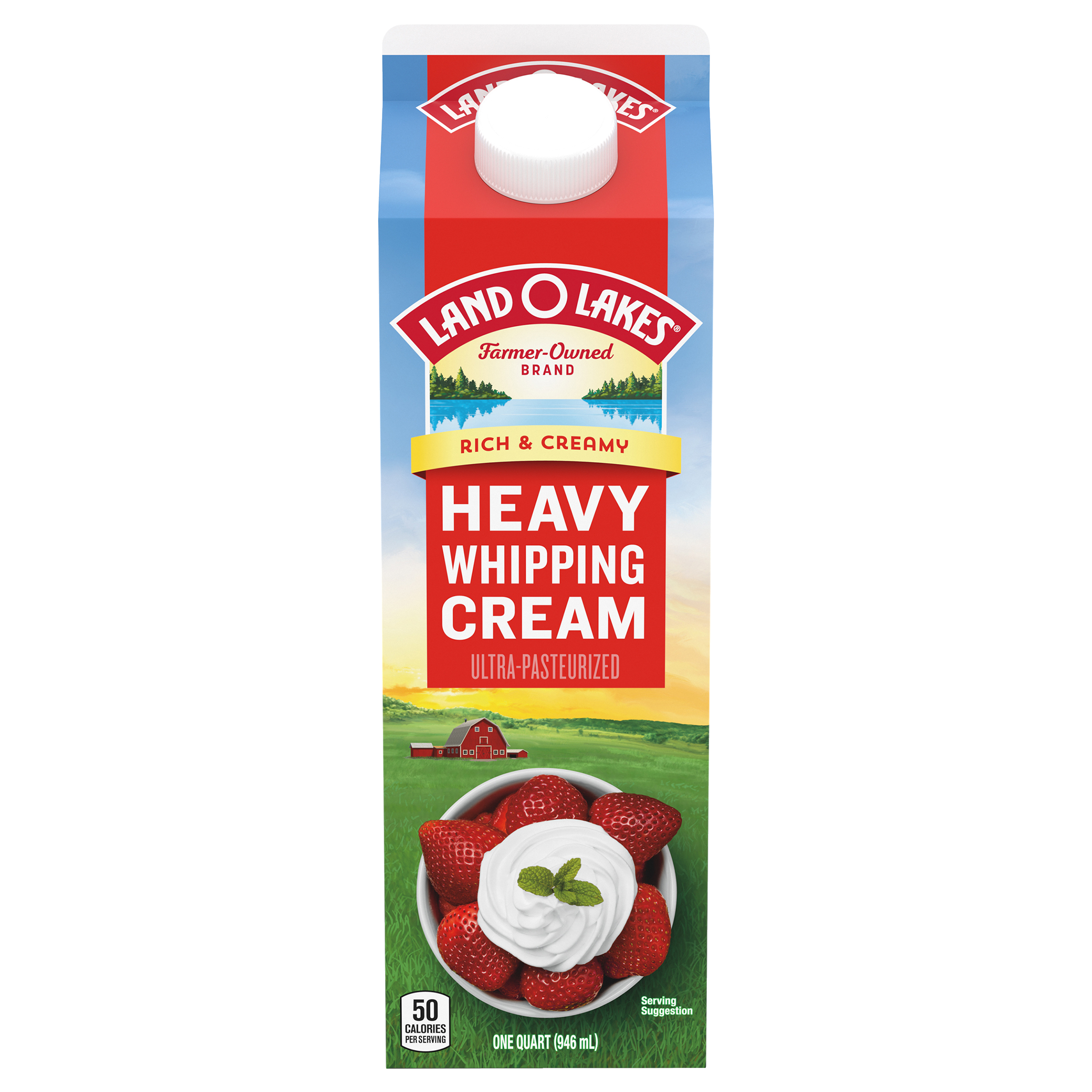 Calories in Heavy Whipping Cream from Great Value