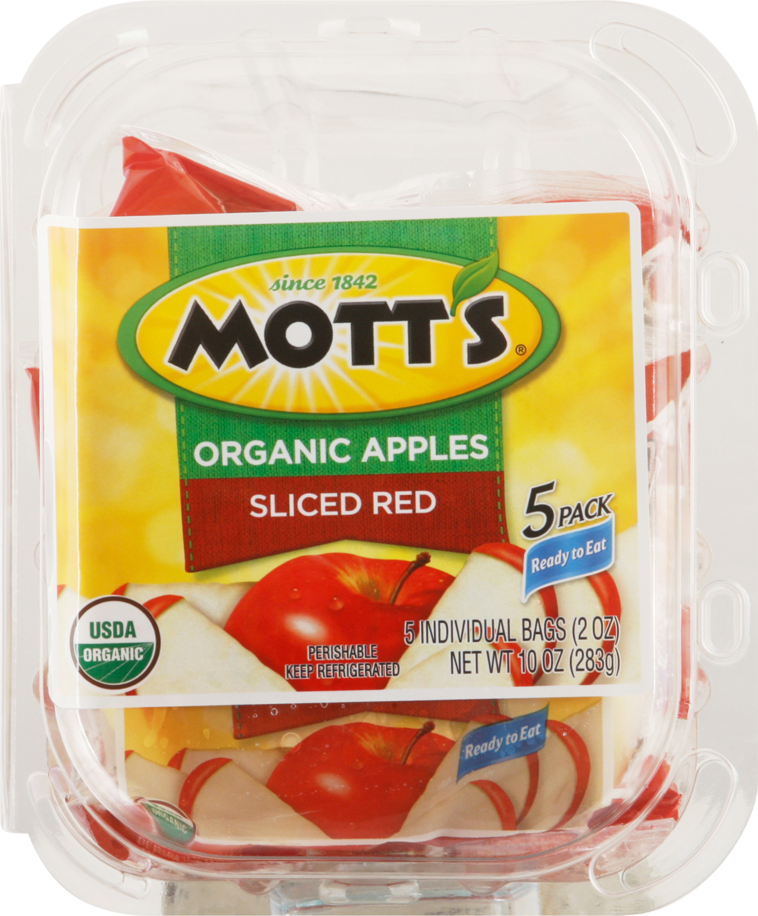 Red Apples, Organic, Sliced, 5 Pack