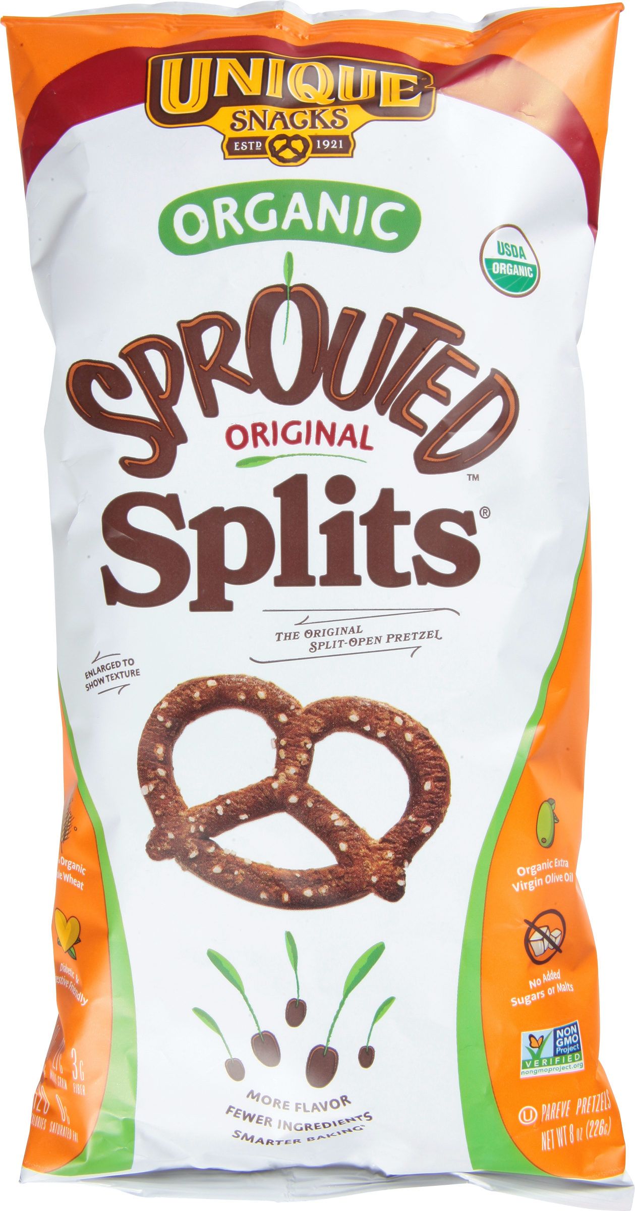 Pretzels, Organic, Sprouted, Original