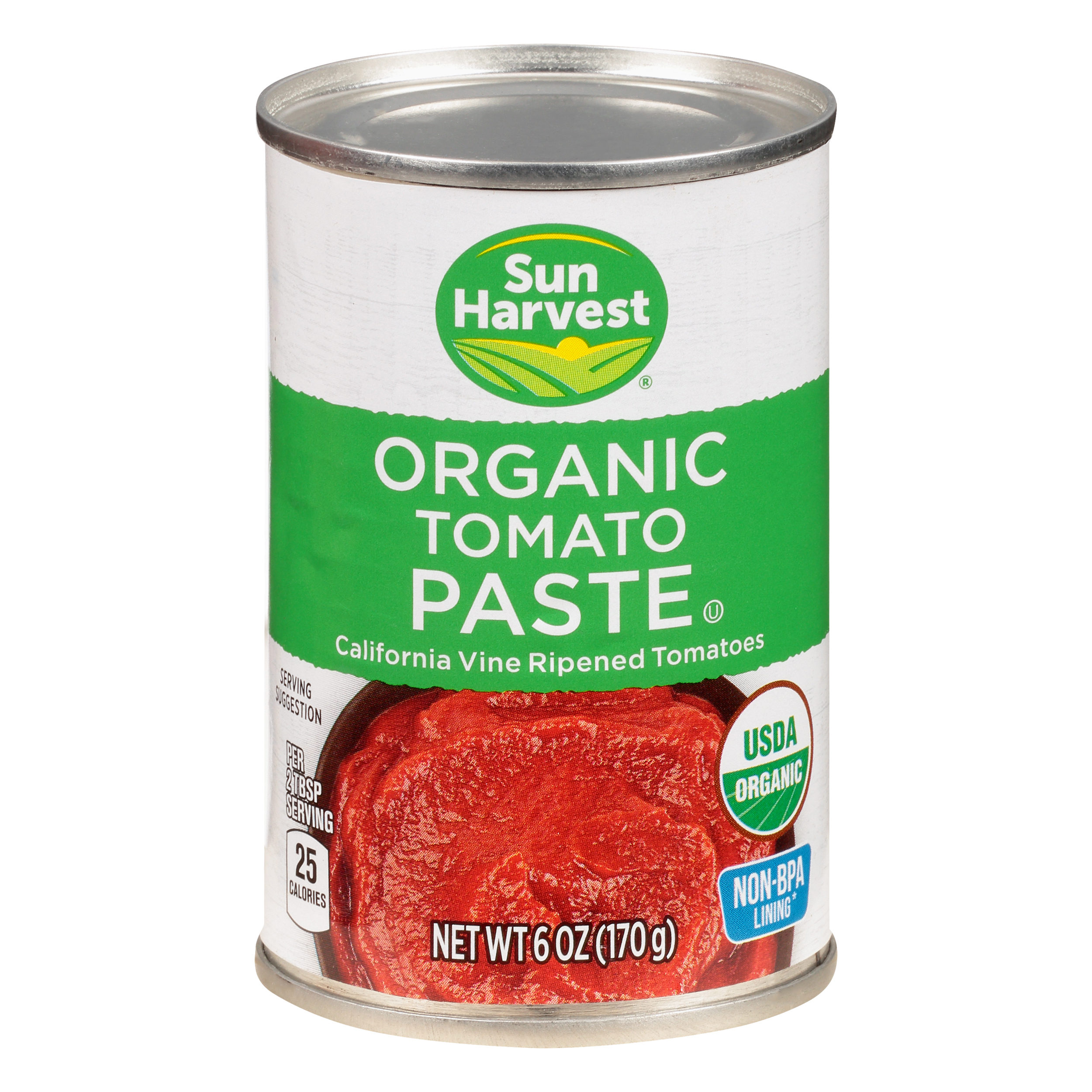 Sun Harvest Organic Tomato Paste 6 Oz