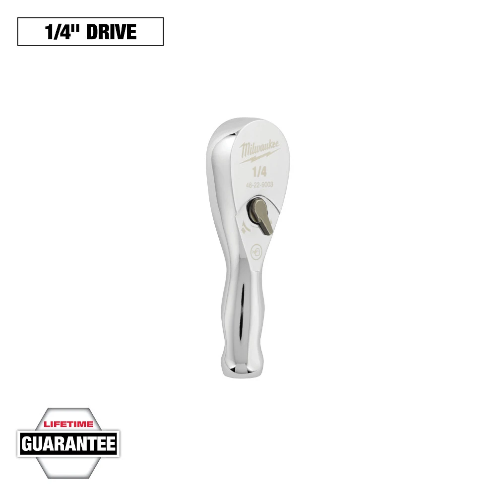 1/4" Dr 3" Ratchet Milwaukee