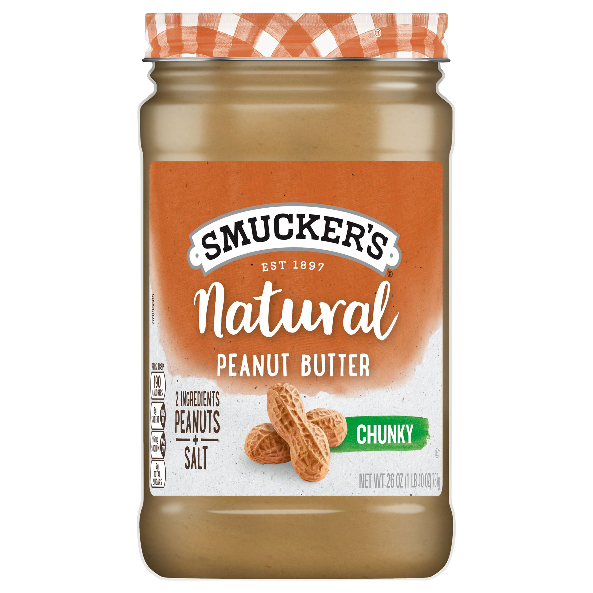 Peanut Butter, Natural, Chunky