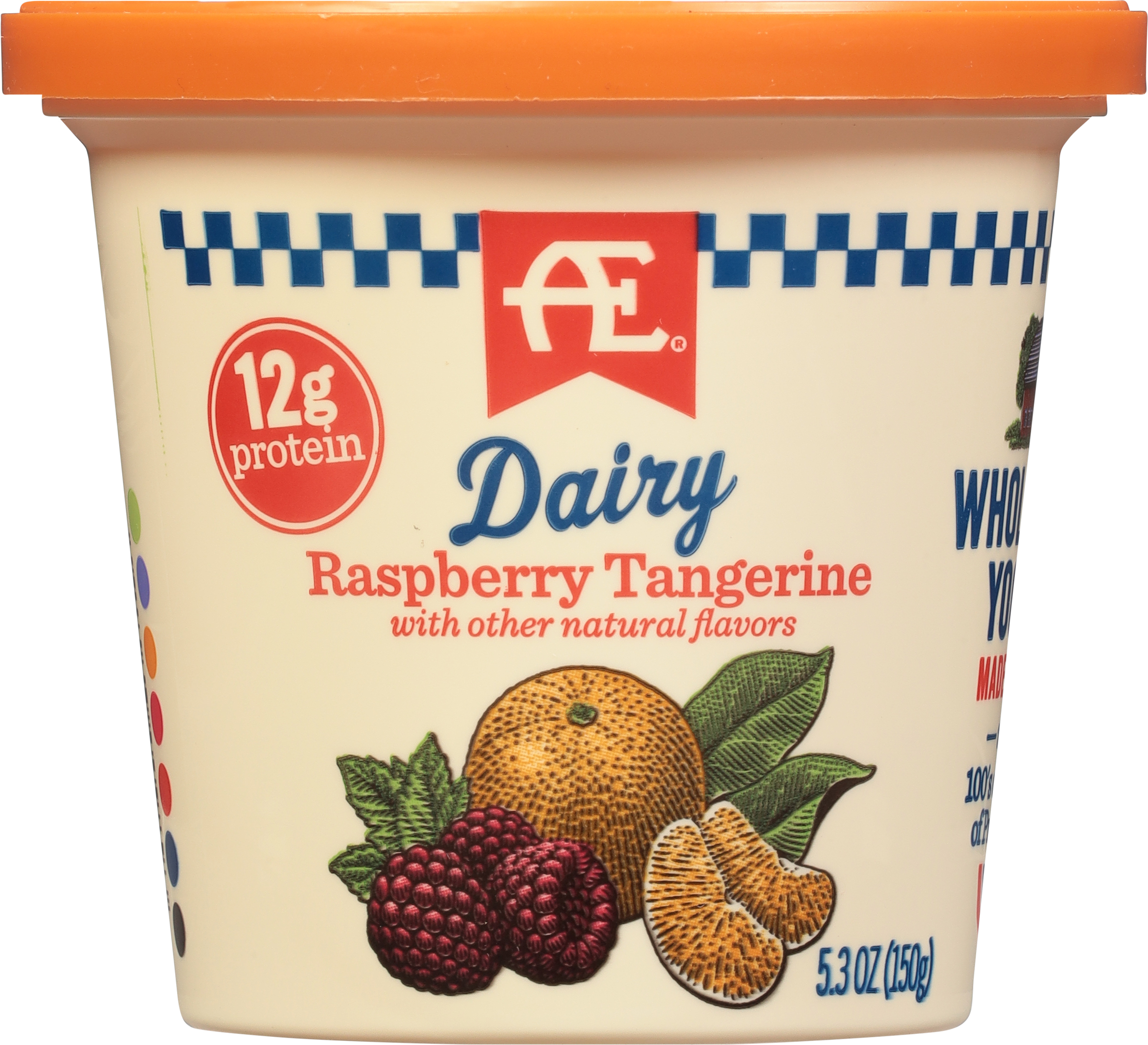 Yogurt, Raspberry Tangerine, Whole Milk