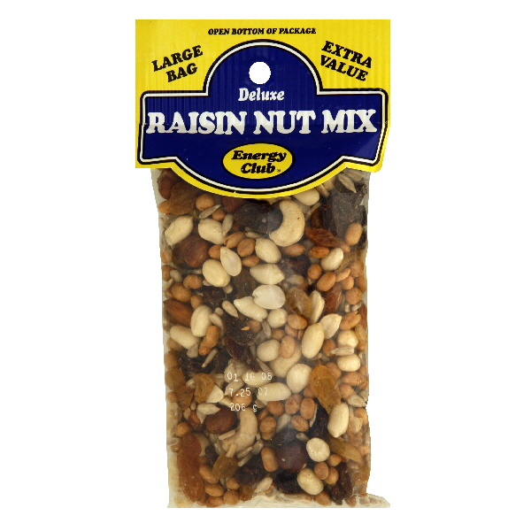 Energy Club Raisin Nut Mix 7.25 Oz