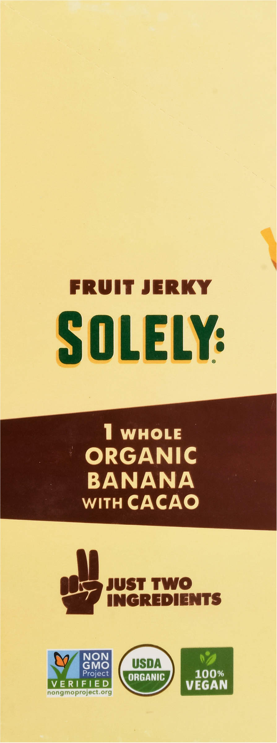 Fruit Jerky, Organic, Banana with Cacao