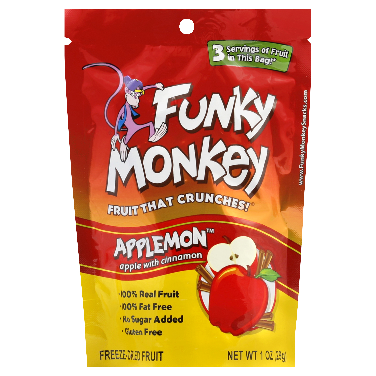 Funky Monkey Freeze-dried Fruit 1 Oz