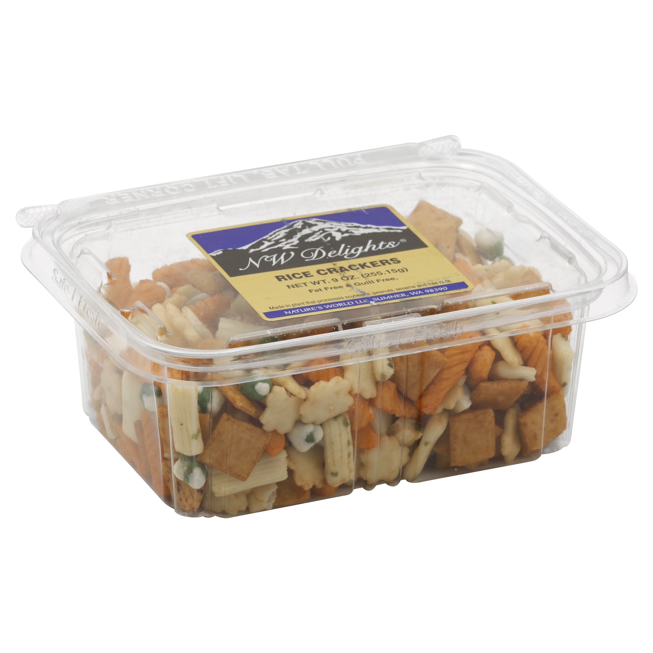 Nw Delights Rice Crackers 9 Oz