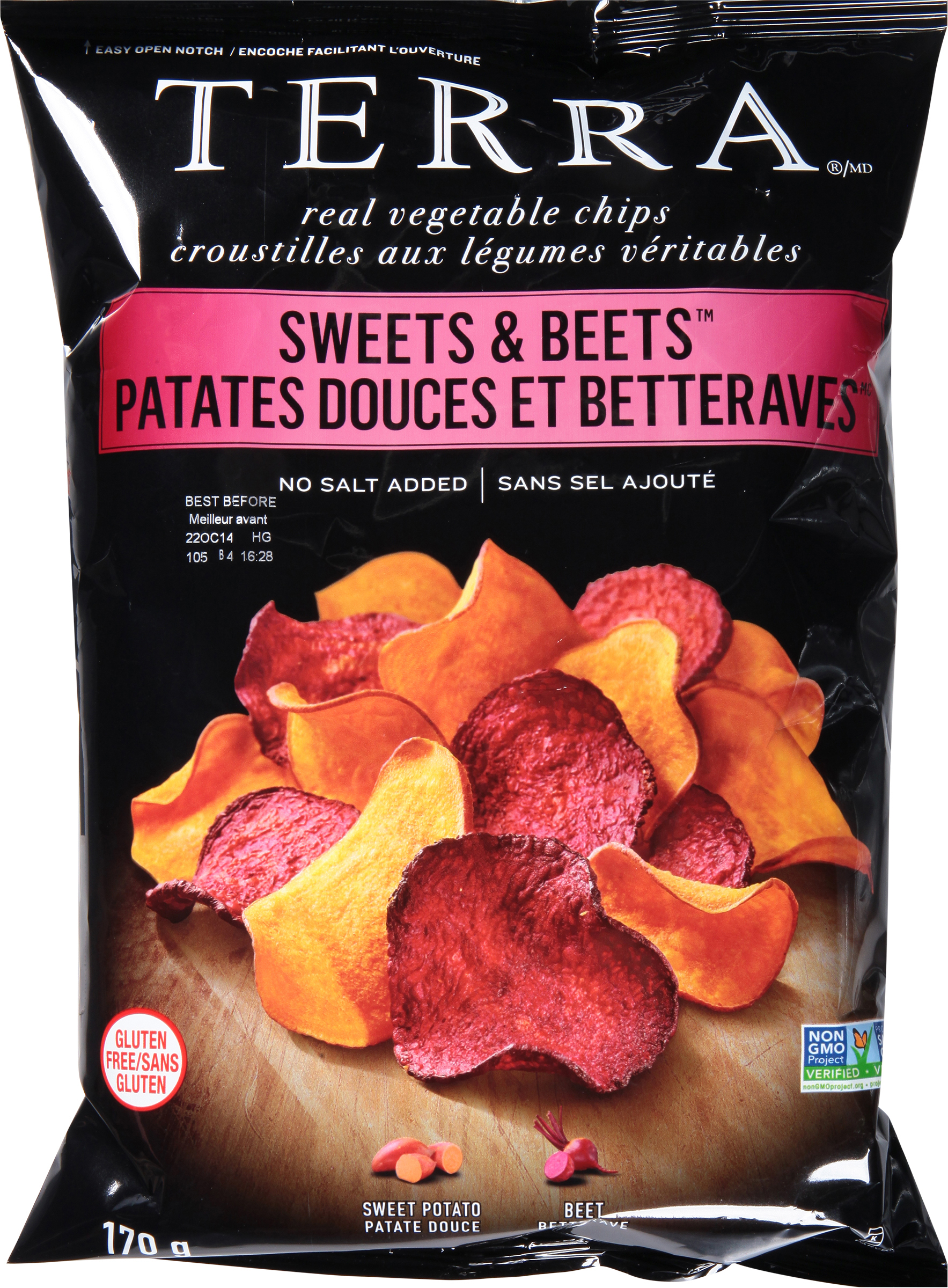 Vegetable Chips, Real, No Salt Added, Sweets & Beets