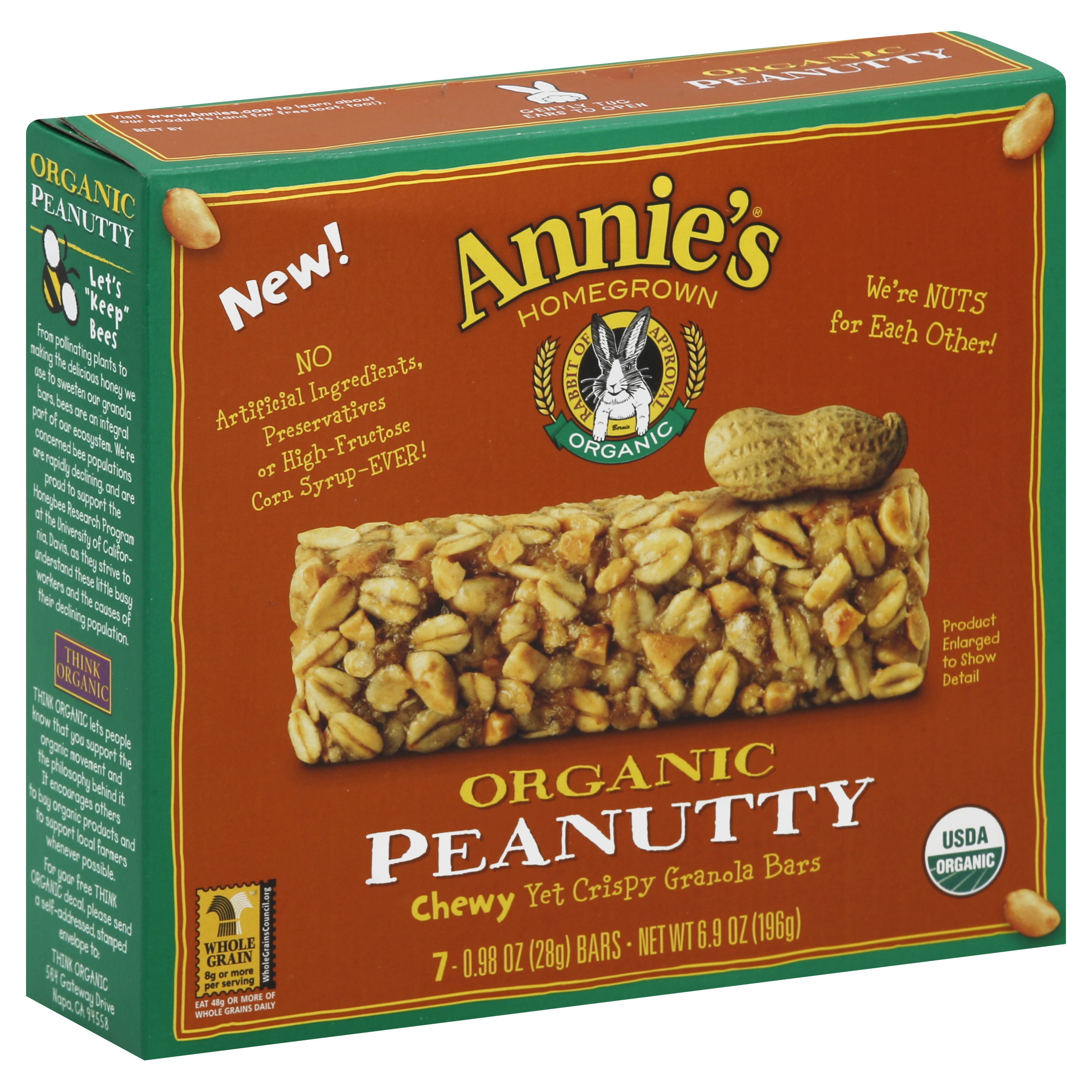 Annie's Granola Bars 7 Ea