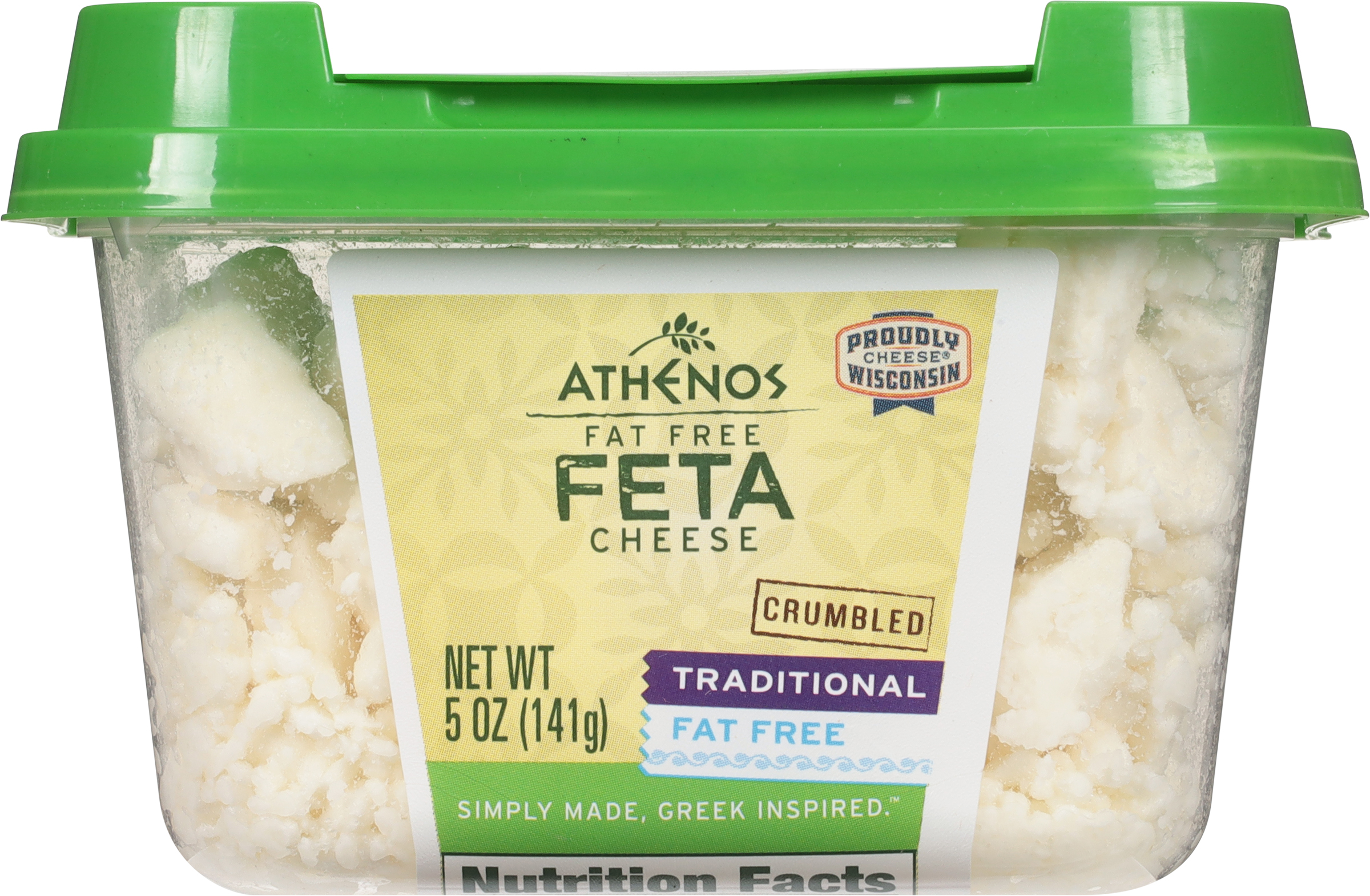 Calories in Cheese, feta 1 oz from USDA