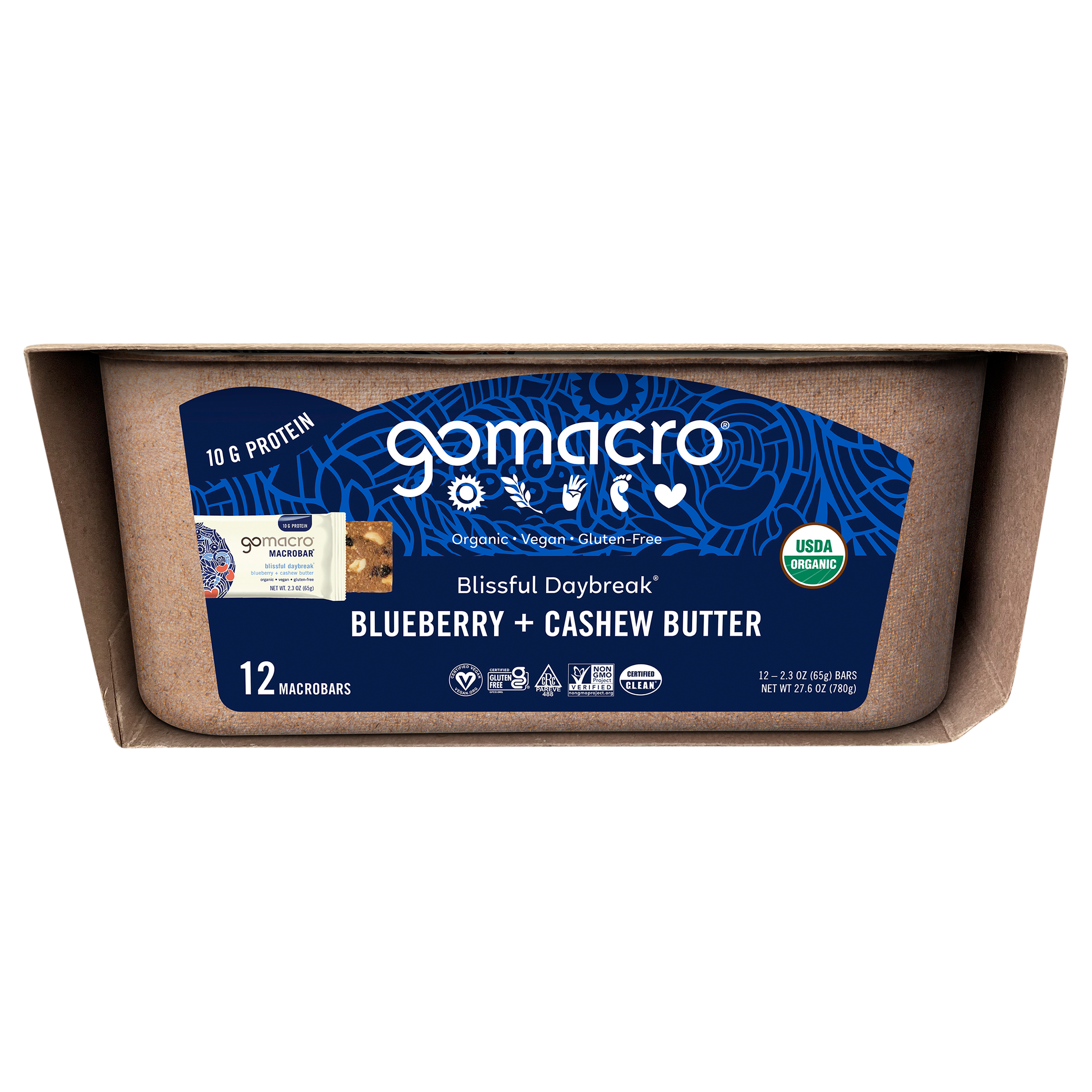 MacroBars, Blueberry + Cashew Butter