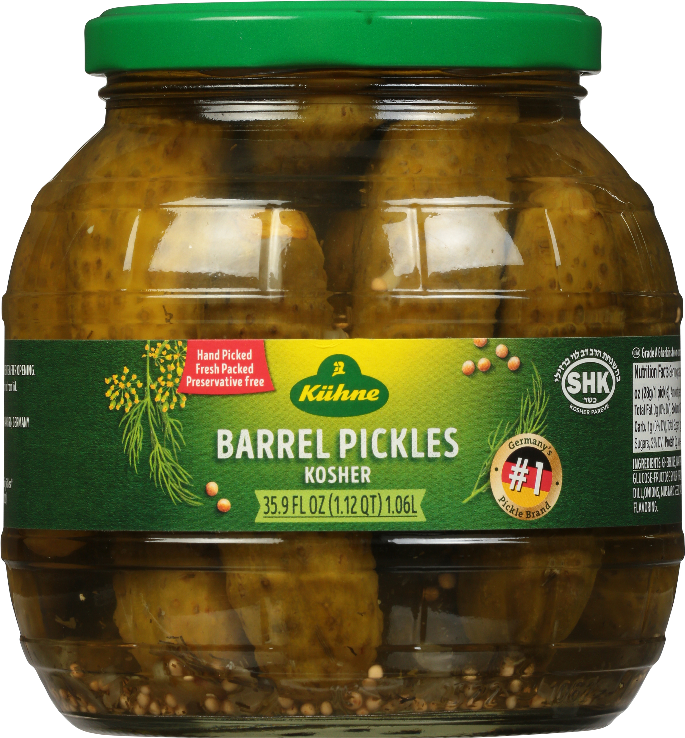 Barrel Pickles, Kosher
